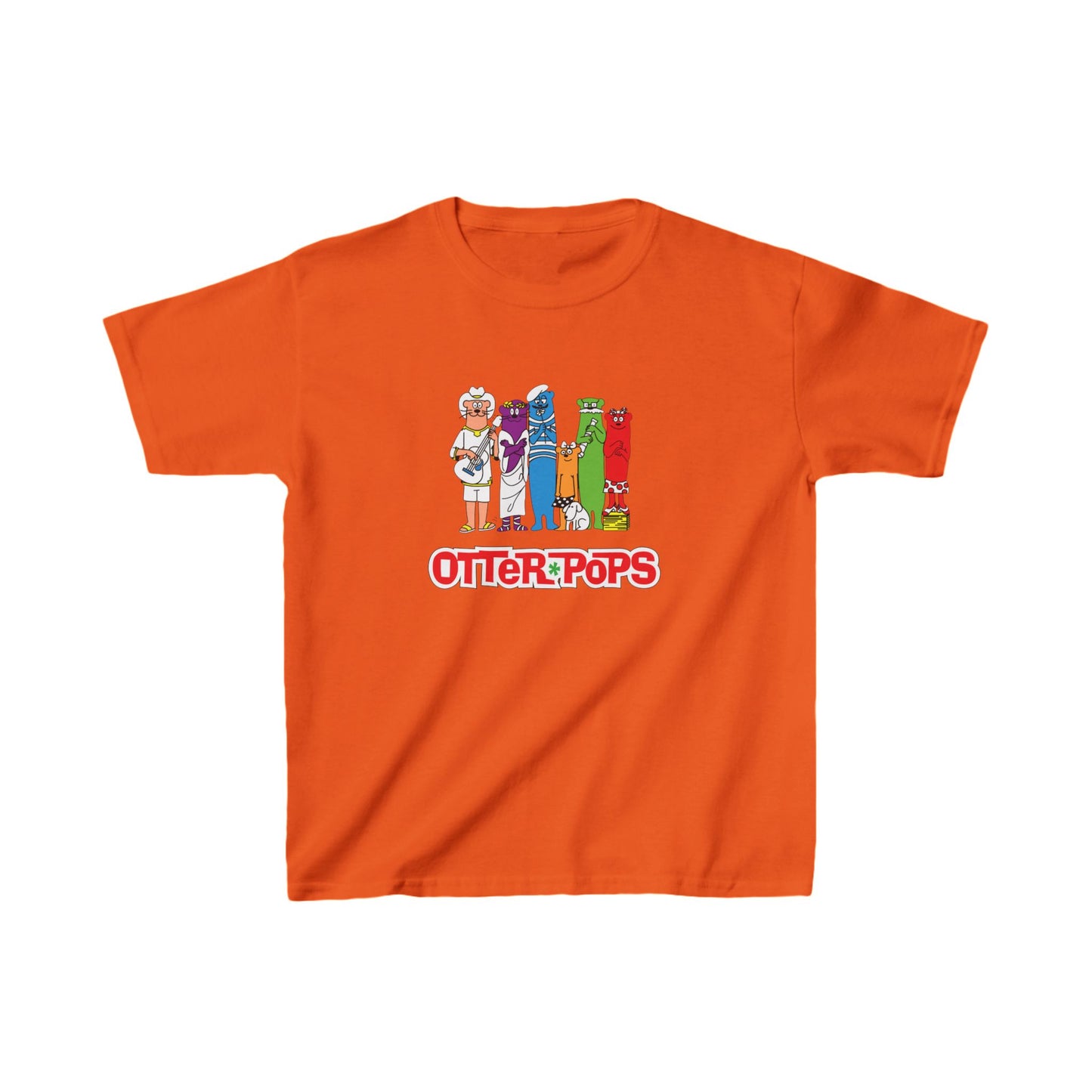 Kids Otter Pops Short Sleeve Tee Shirt - A Colorful Tribute to Childhood Favorites