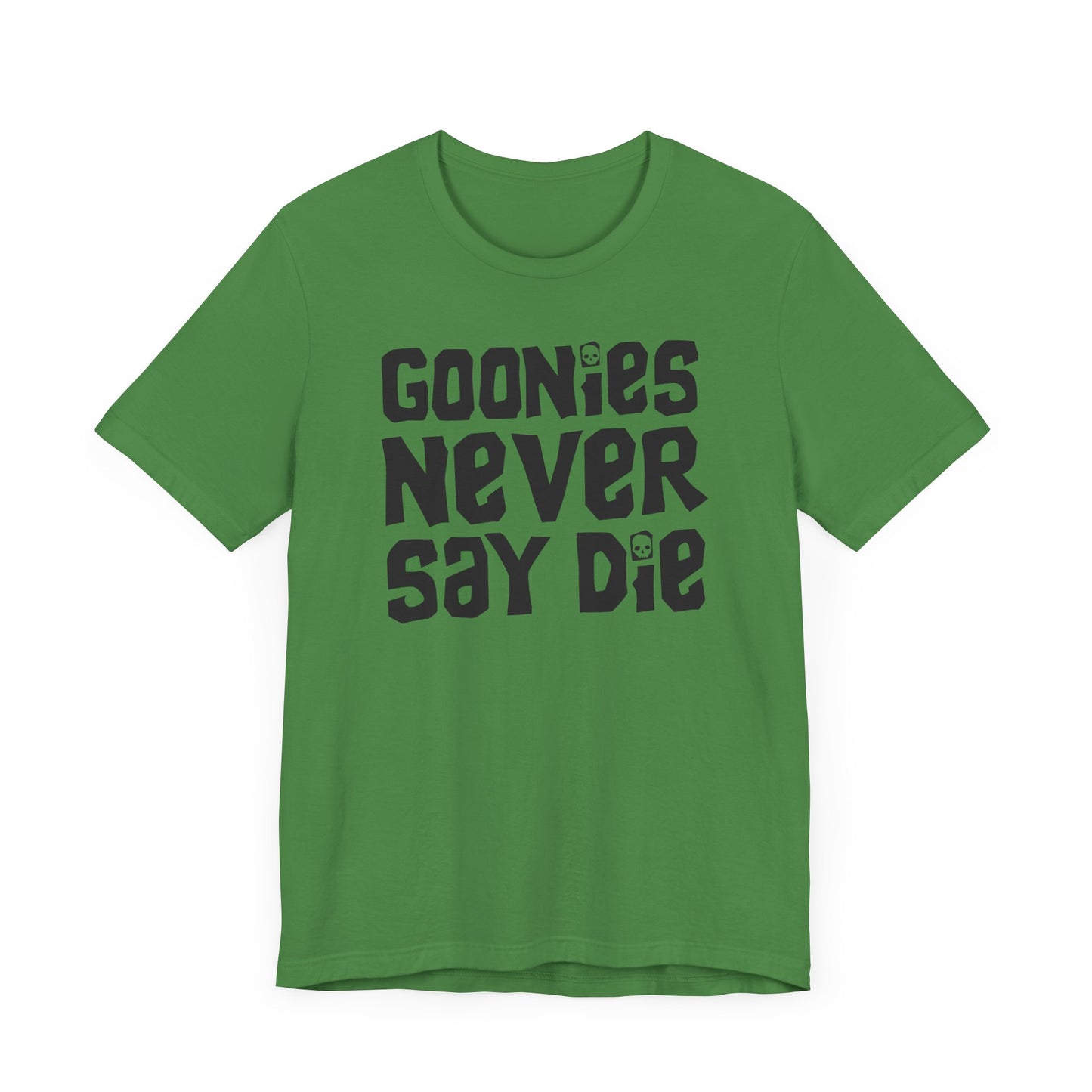 Goonies Never Say Die Short Sleeve Tee Shirt - A Timeless Tribute to Adventure