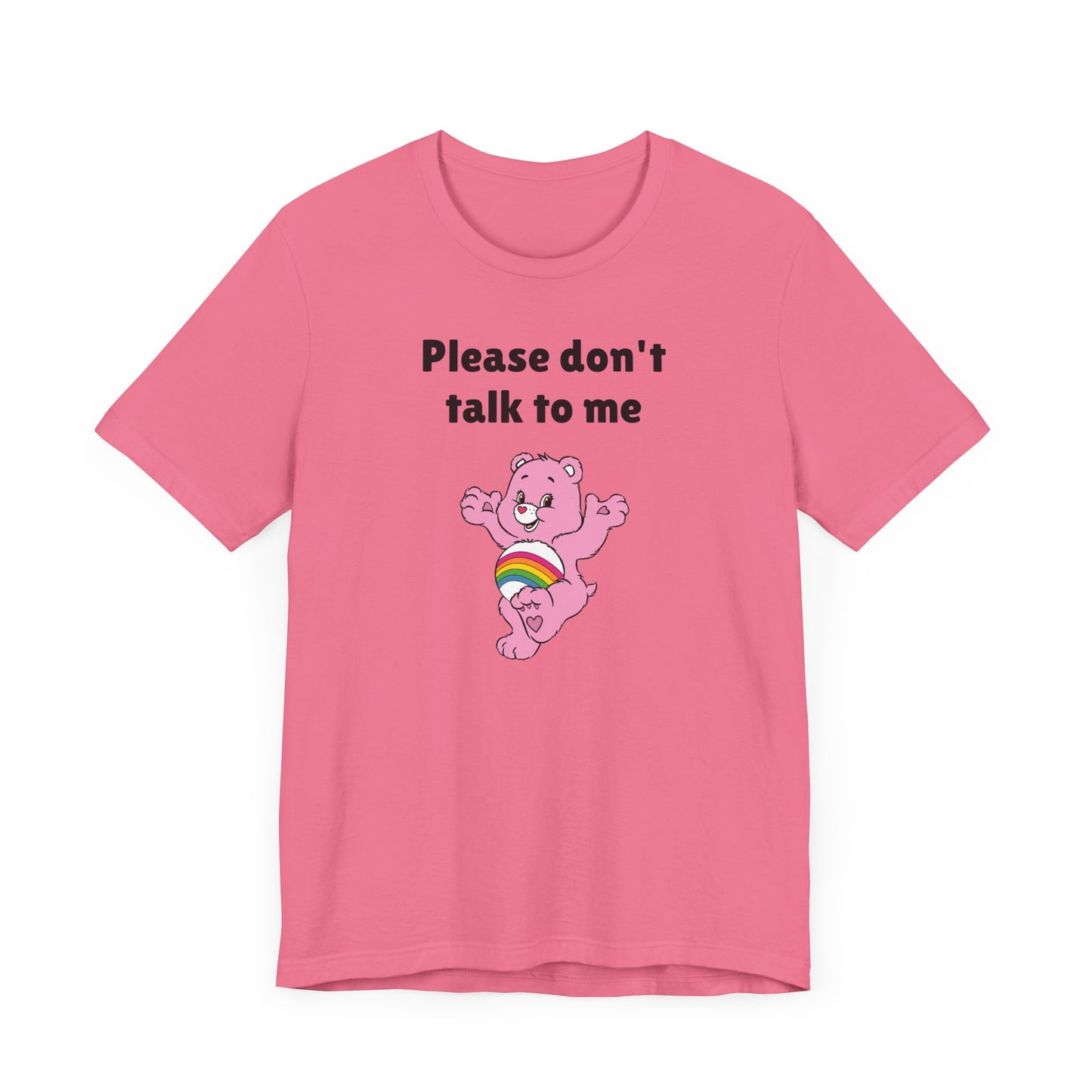 Please Don’t Talk to Me Short Sleeve Tee Shirt - A Polite Way to Set Boundaries