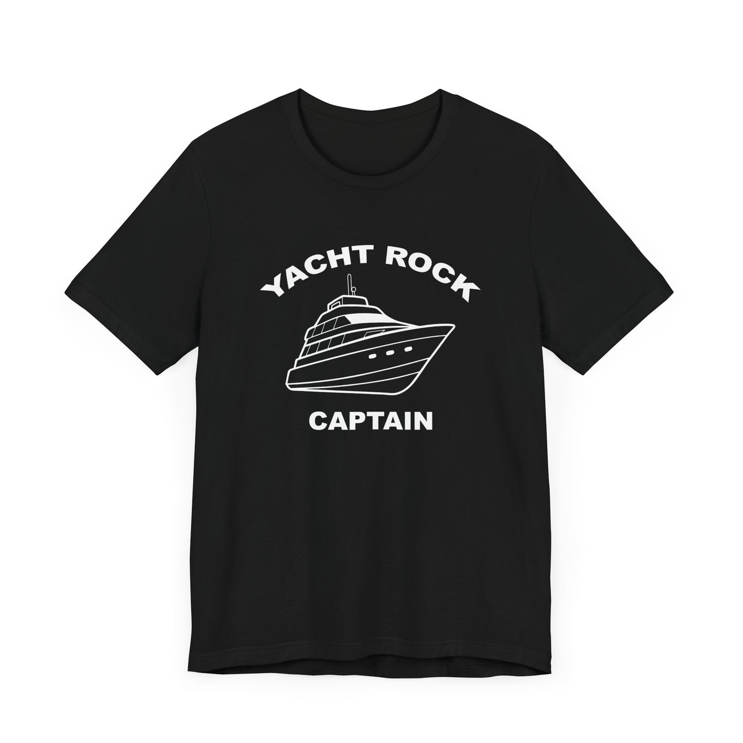 Yacht Rock Captain Short Sleeve Tee Shirt - Smooth Sailing in Style