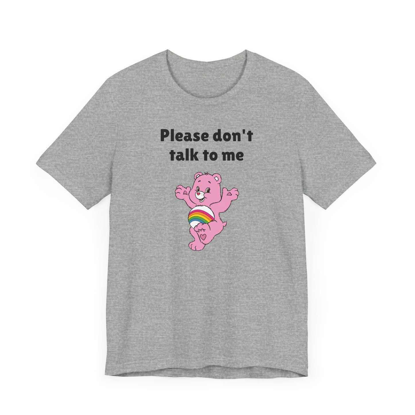 Please Don’t Talk to Me Short Sleeve Tee Shirt - A Polite Way to Set Boundaries