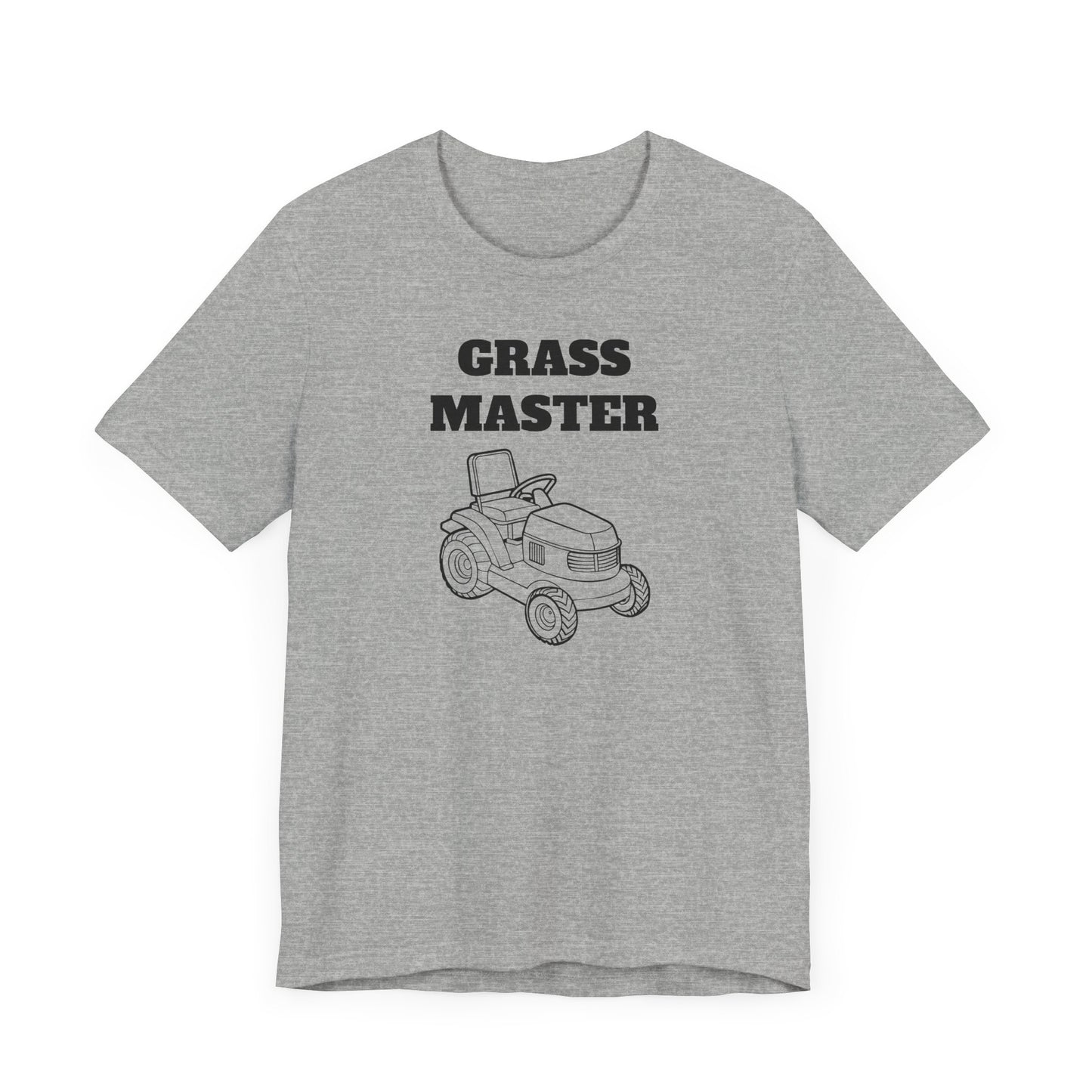 Grass Master Short Sleeve Tee - A Funny Landscaping Shirt for Lawn Enthusiasts