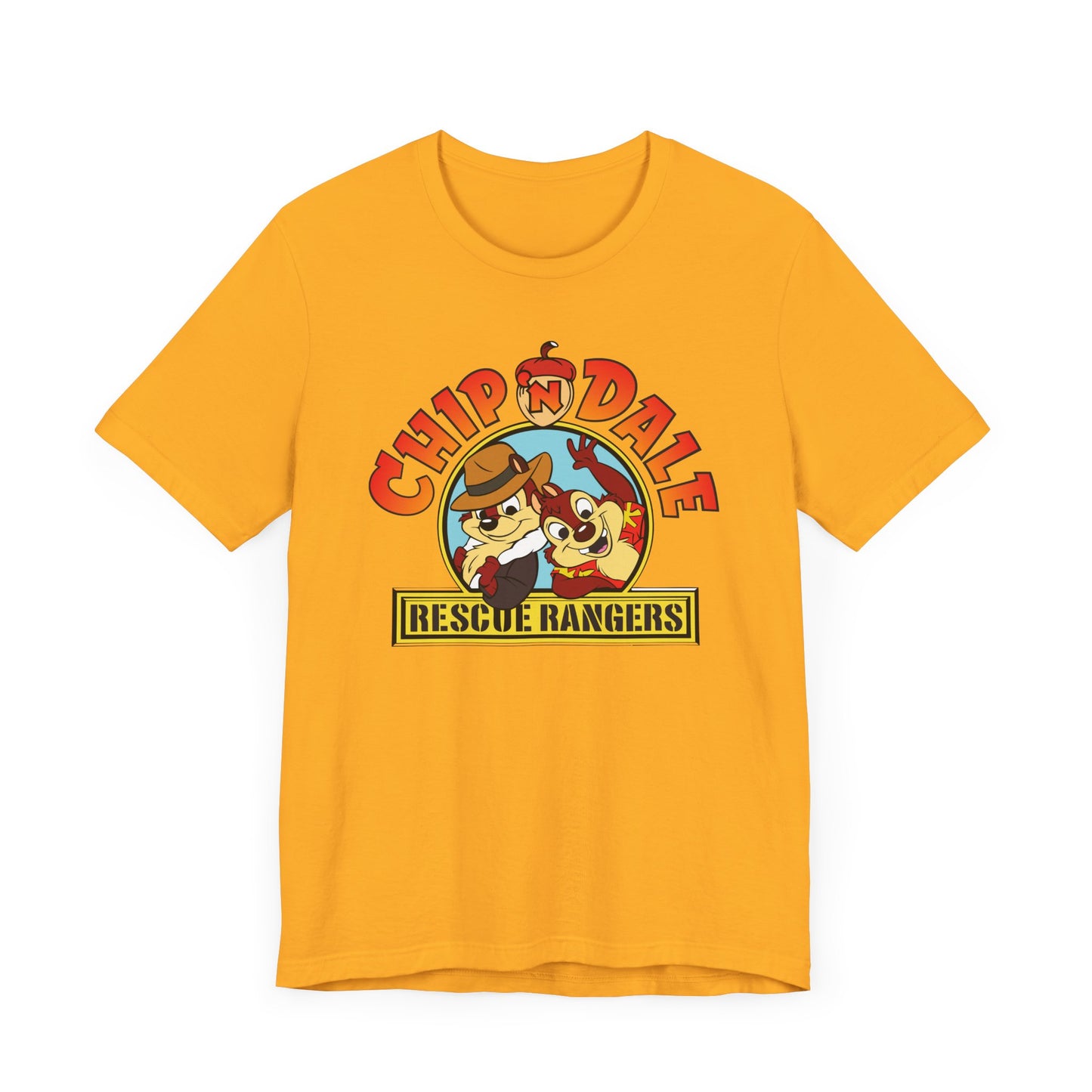 Chip 'n Dale Rescue Rangers Short Sleeve Tee Shirt - A Nostalgic Nod to a 90s Classic