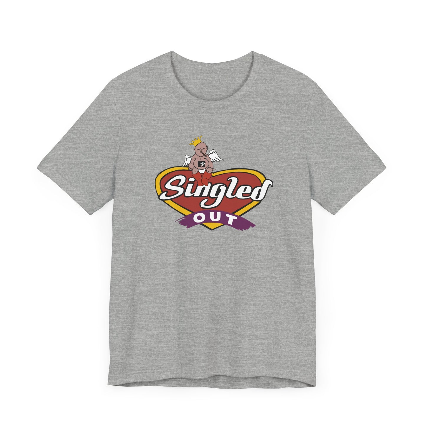 MTV-Inspired Singled Out Short Sleeve T-Shirt - A 90s Dating Show Throwback