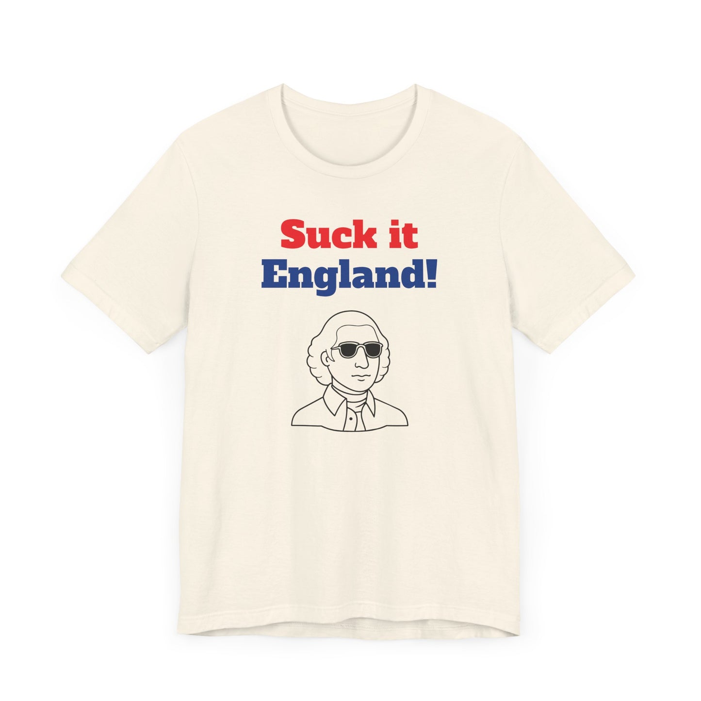 Suck It England Short Sleeve Tee Shirt - A Playful Nod to Patriotic Pride