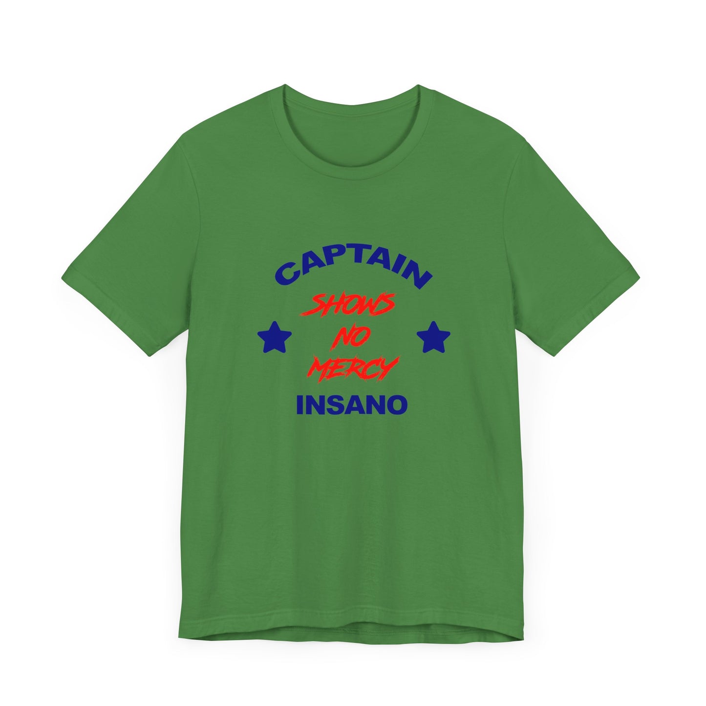 Captain Insano Shows No Mercy Short Sleeve Tee Shirt - A Tribute to The Waterboy Classic