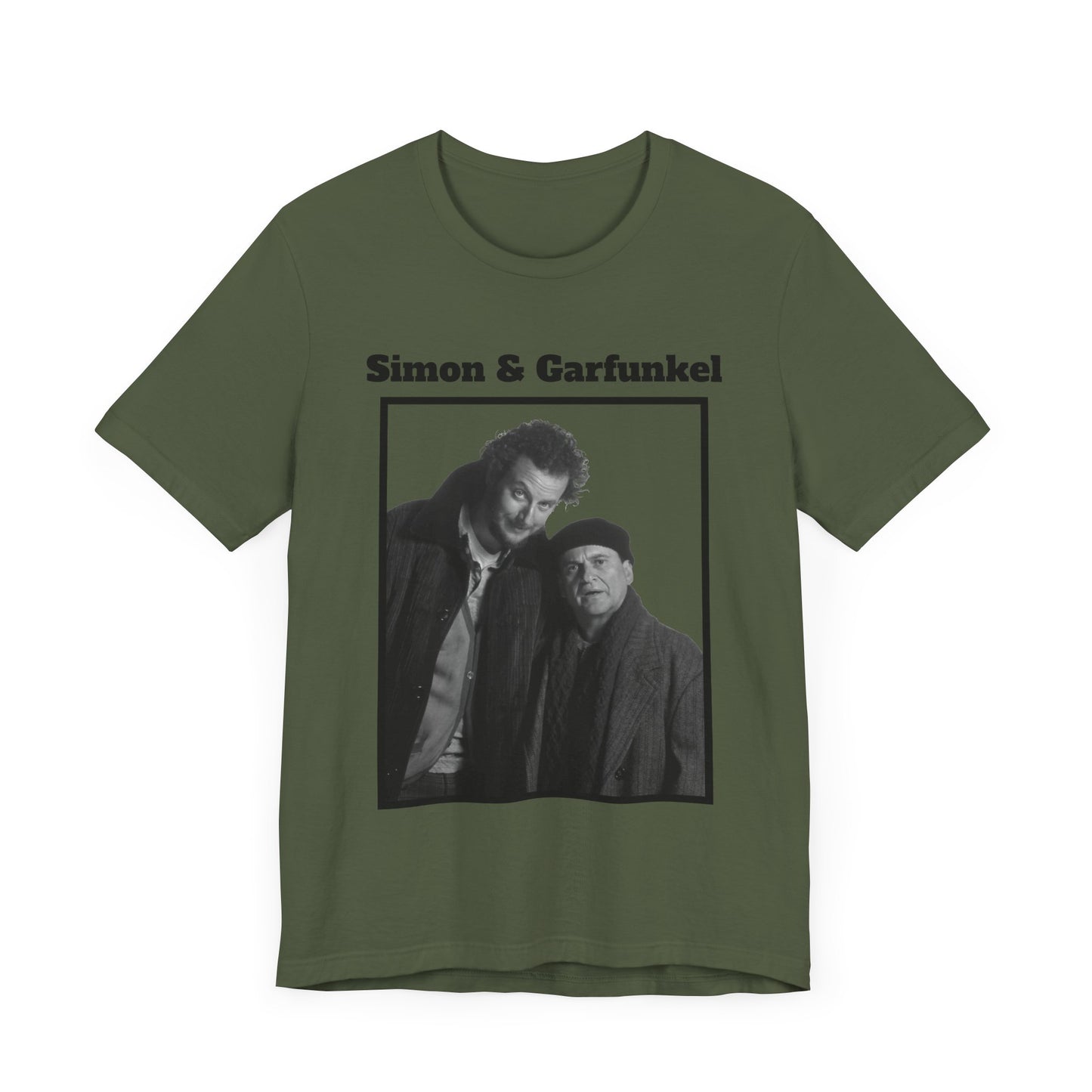 Home Alone Wet Bandits Simon & Garfunkel Meme Short Sleeve Tee Shirt - A Hilariously Ironic Tribute
