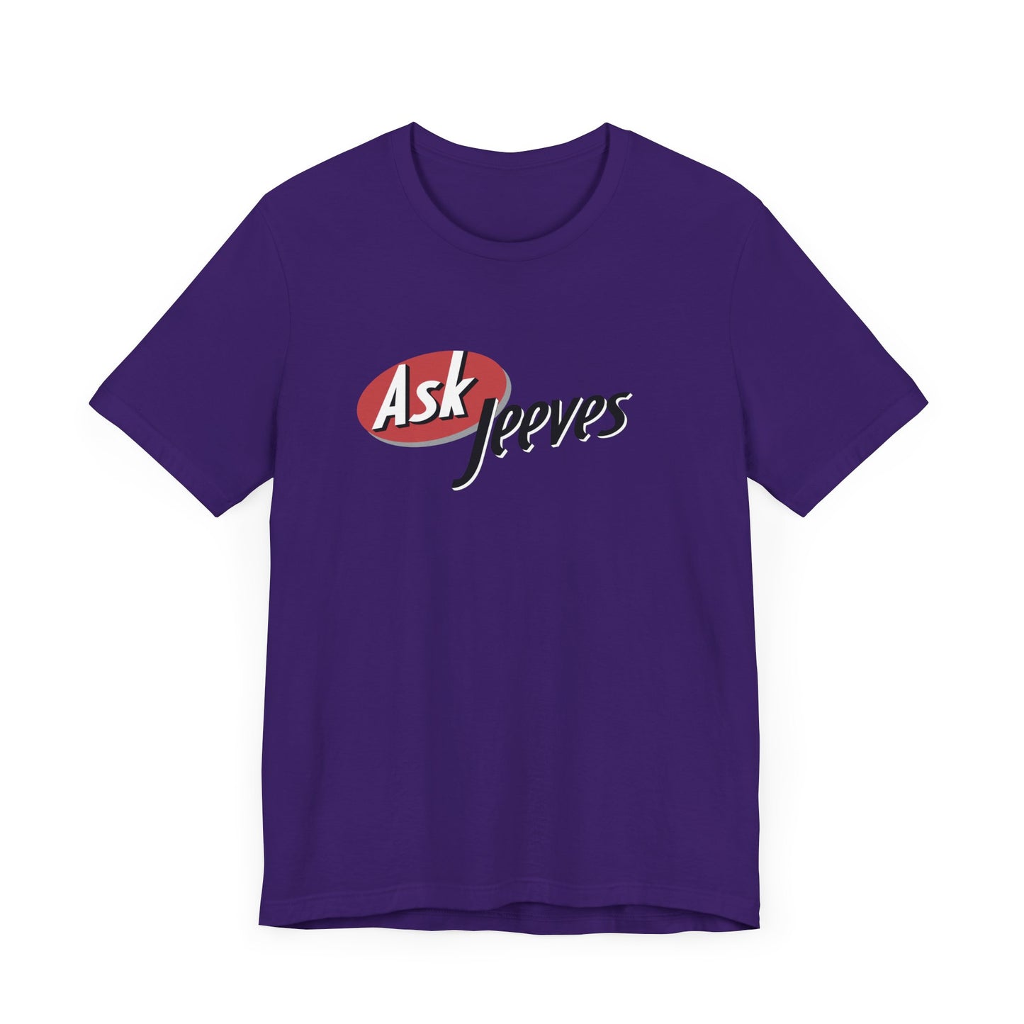 Ask Jeeves Short Sleeve Tee Shirt - A Nostalgic Nod to Internet History