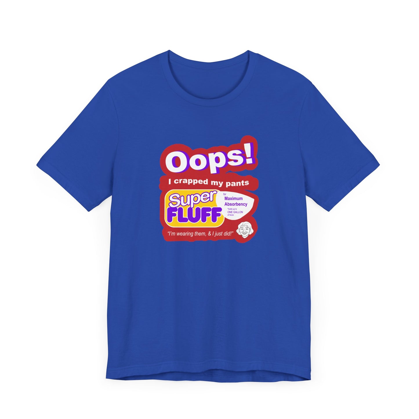 Oops I Crapped My Pants Short Sleeve Tee Shirt - A Hilarious Tribute to 90s SNL