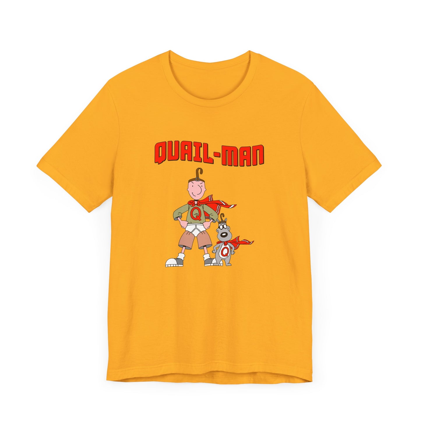 Doug Quailman Short Sleeve Tee Shirt - A Nostalgic Tribute to 90s Superhero Fun