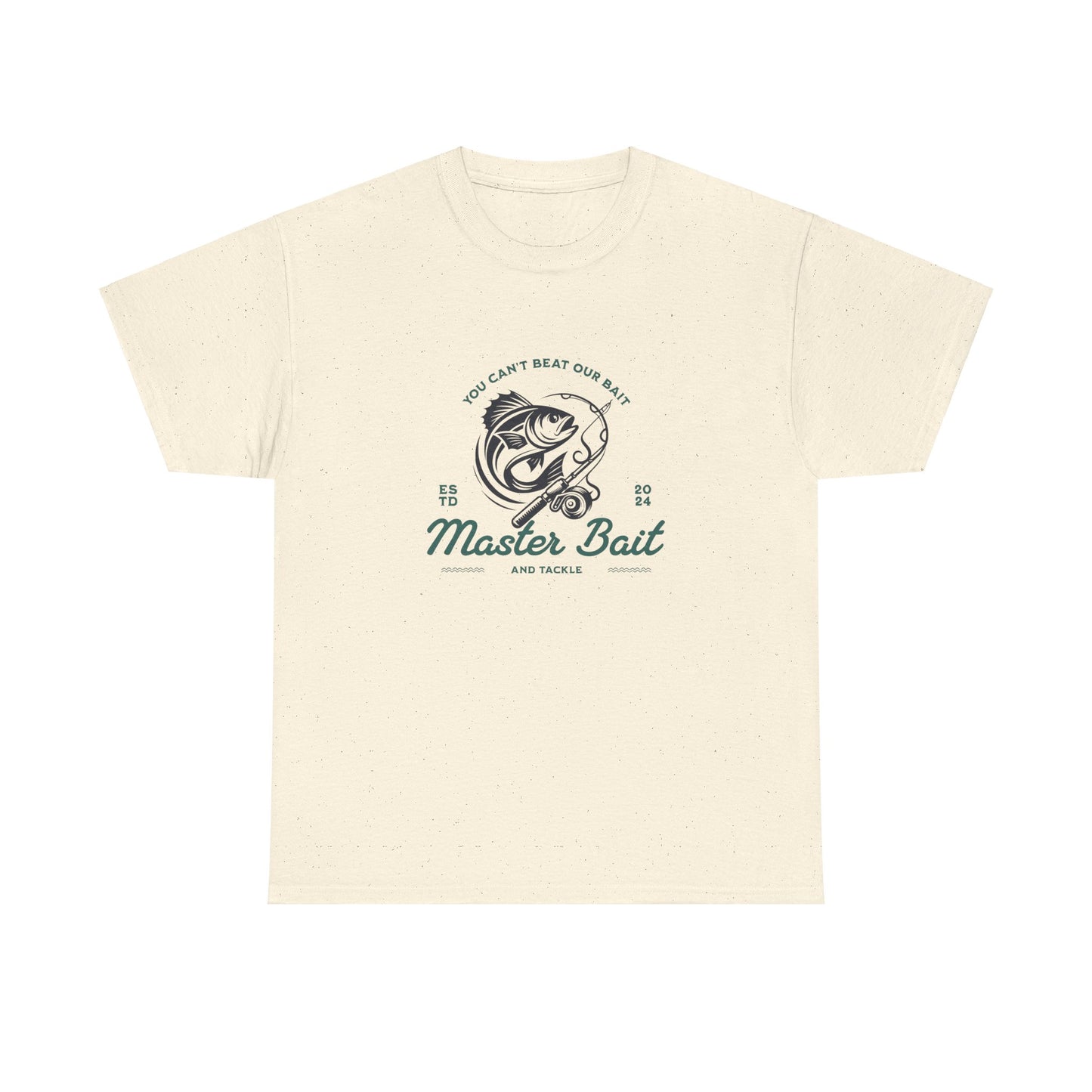 Master Bait and Tackle Short Sleeve Tee Shirt - A Reel Catch for Fishing Enthusiasts