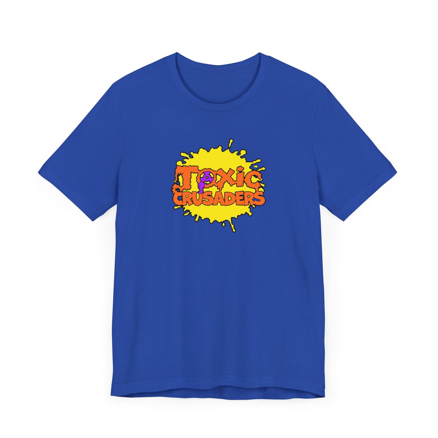Toxic Crusaders Short Sleeve Tee Shirt - A Tribute to 90s Cartoon Madness