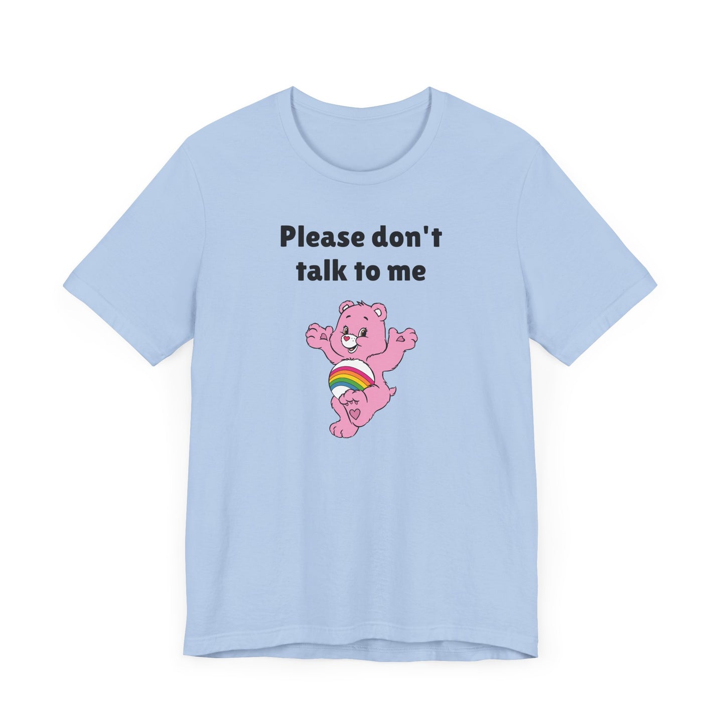 Please Don’t Talk to Me Short Sleeve Tee Shirt - A Polite Way to Set Boundaries