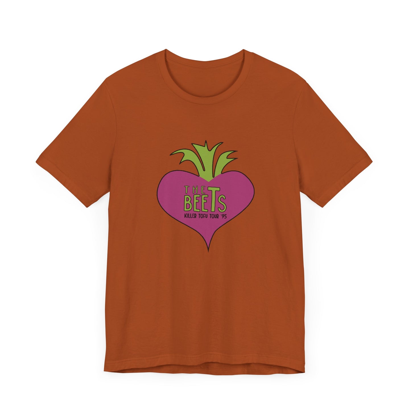 Doug The Beets World Tour '95 Short Sleeve T-Shirt - 90s Cartoon Band Nostalgia