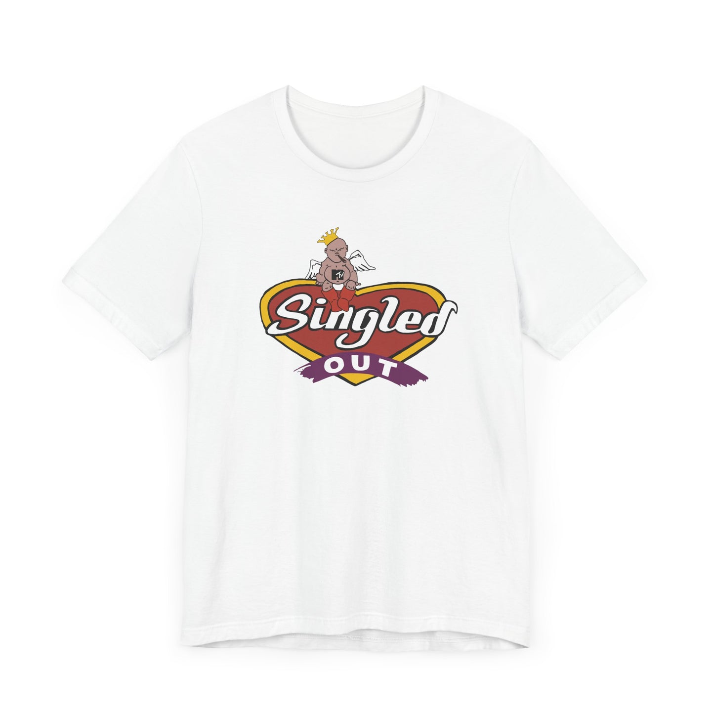 MTV-Inspired Singled Out Short Sleeve T-Shirt - A 90s Dating Show Throwback