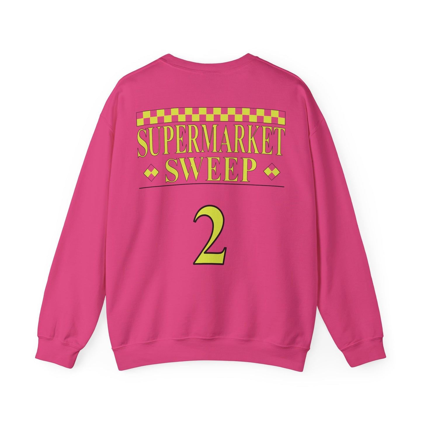 Supermarket Sweep Team 2 Pink Sweatshirt – Classic 90s Game Show Replica