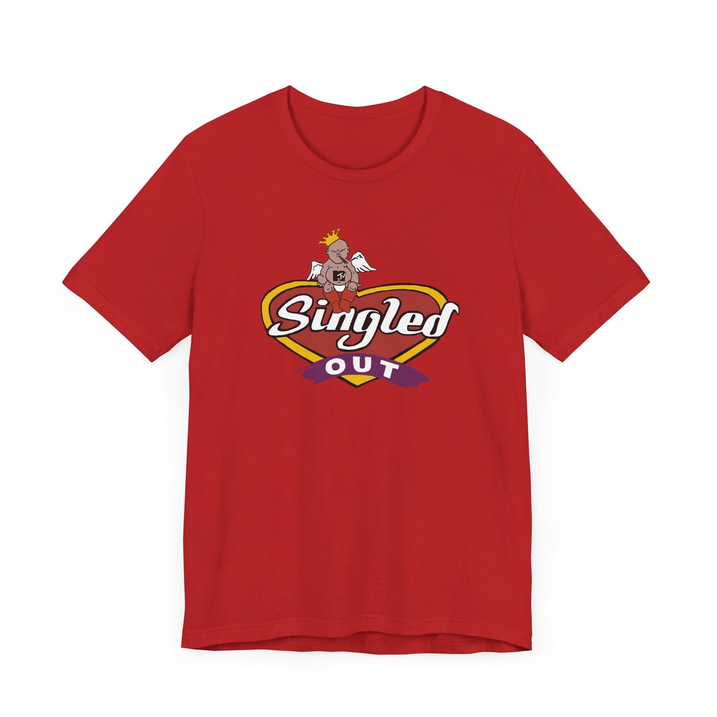 MTV-Inspired Singled Out Short Sleeve T-Shirt - A 90s Dating Show Throwback
