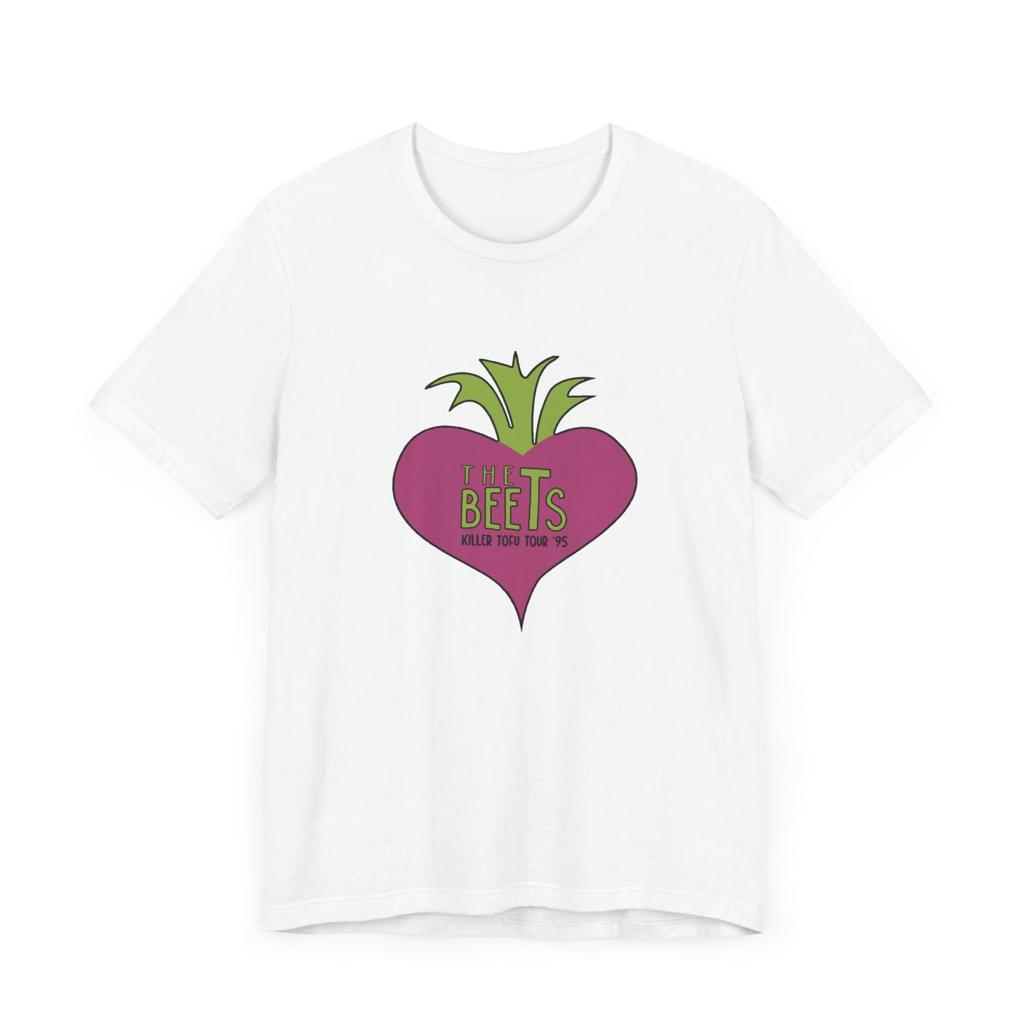 Doug The Beets World Tour '95 Short Sleeve T-Shirt - 90s Cartoon Band Nostalgia