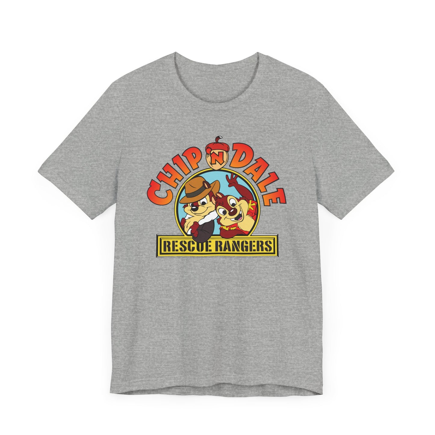 Chip 'n Dale Rescue Rangers Short Sleeve Tee Shirt - A Nostalgic Nod to a 90s Classic