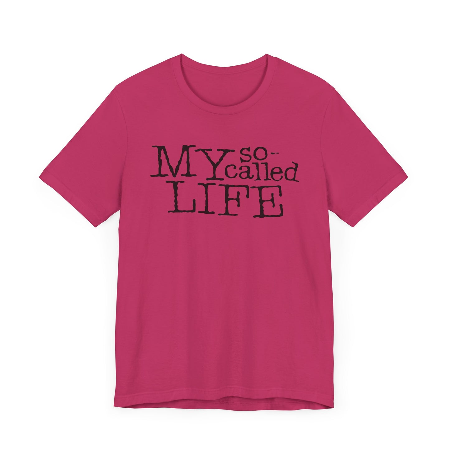 My So-Called Life Short Sleeve Tee Shirt - A Tribute to 90s Teenage Angst