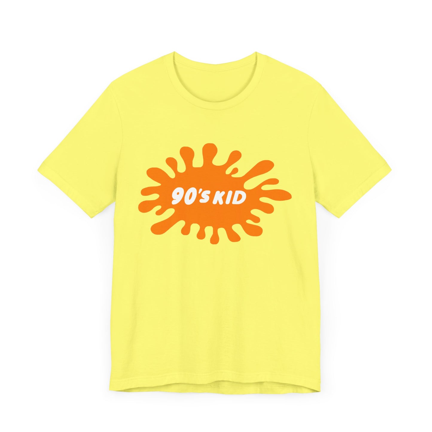 90’s Kid Short Sleeve T-Shirt - Nickelodeon-Inspired Retro Fun