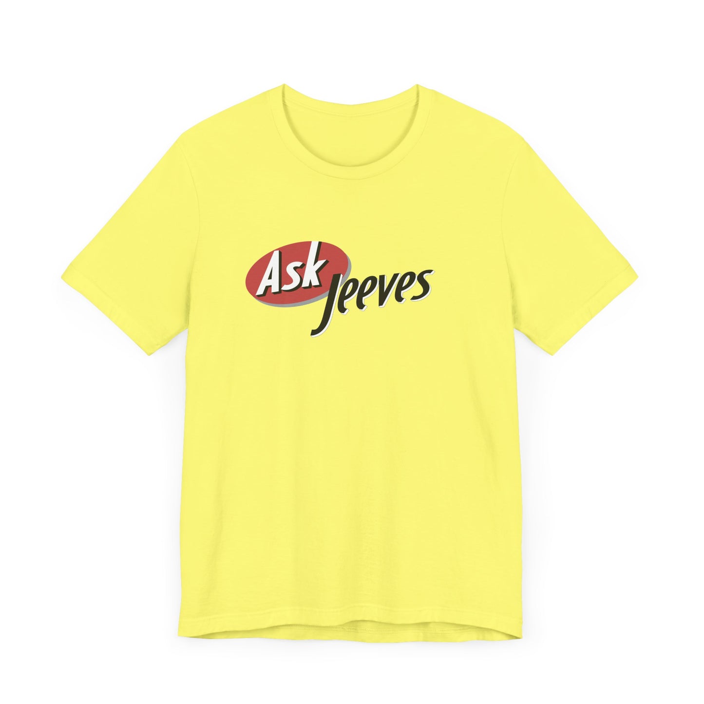 Ask Jeeves Short Sleeve Tee Shirt - A Nostalgic Nod to Internet History
