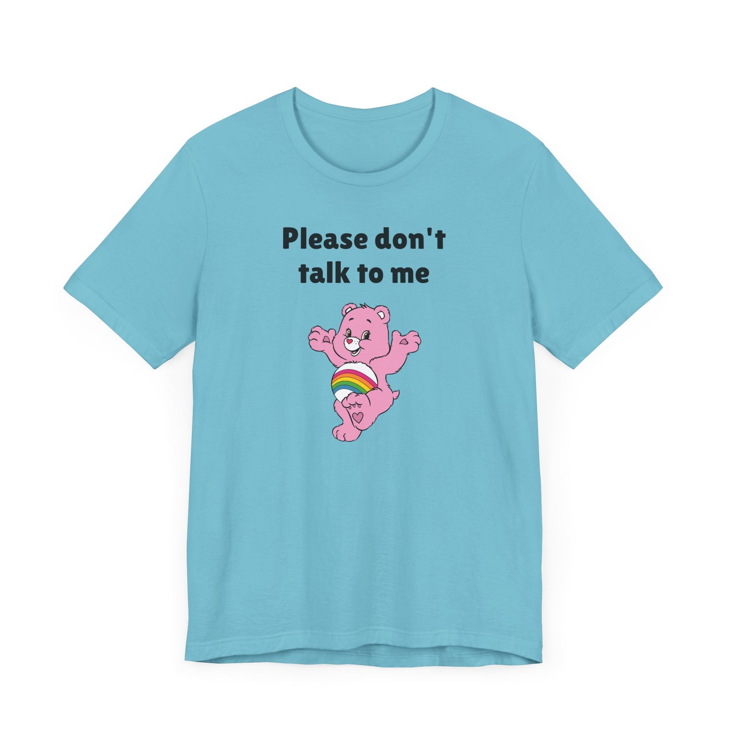 Please Don’t Talk to Me Short Sleeve Tee Shirt - A Polite Way to Set Boundaries