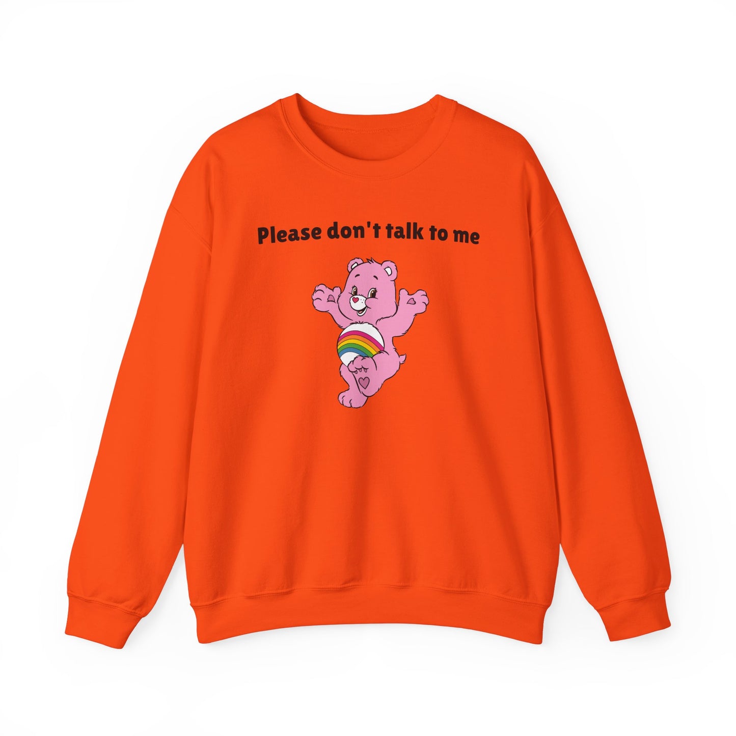 Please Don’t Talk to Me Crewneck Sweatshirt – Funny and Polite Statement