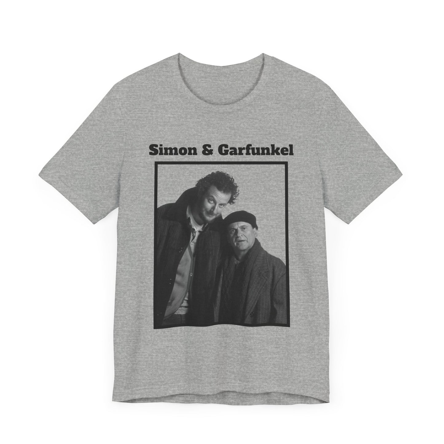 Home Alone Wet Bandits Simon & Garfunkel Meme Short Sleeve Tee Shirt - A Hilariously Ironic Tribute