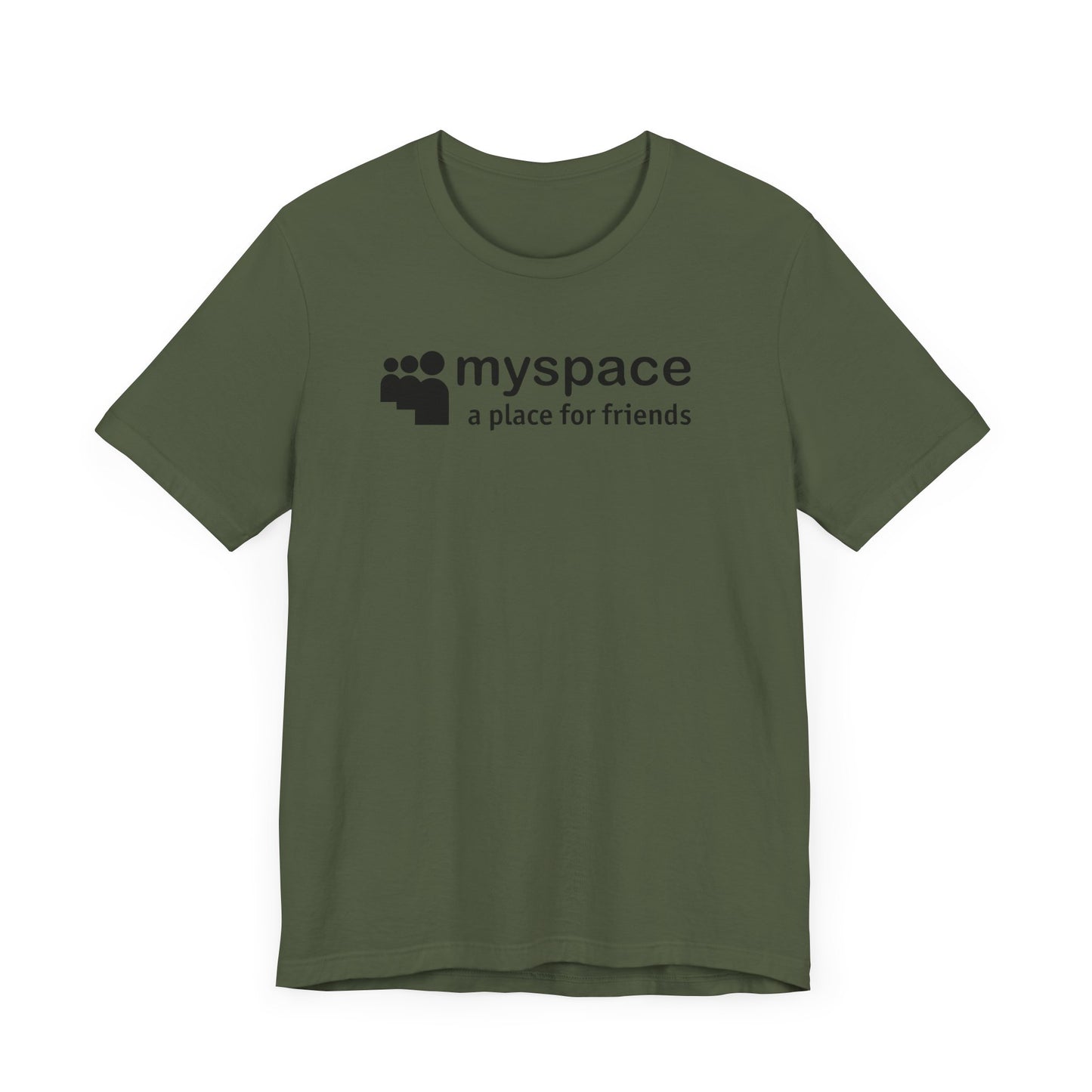 Myspace Social Media Short Sleeve Tee Shirt - A Throwback to the Good Old Days