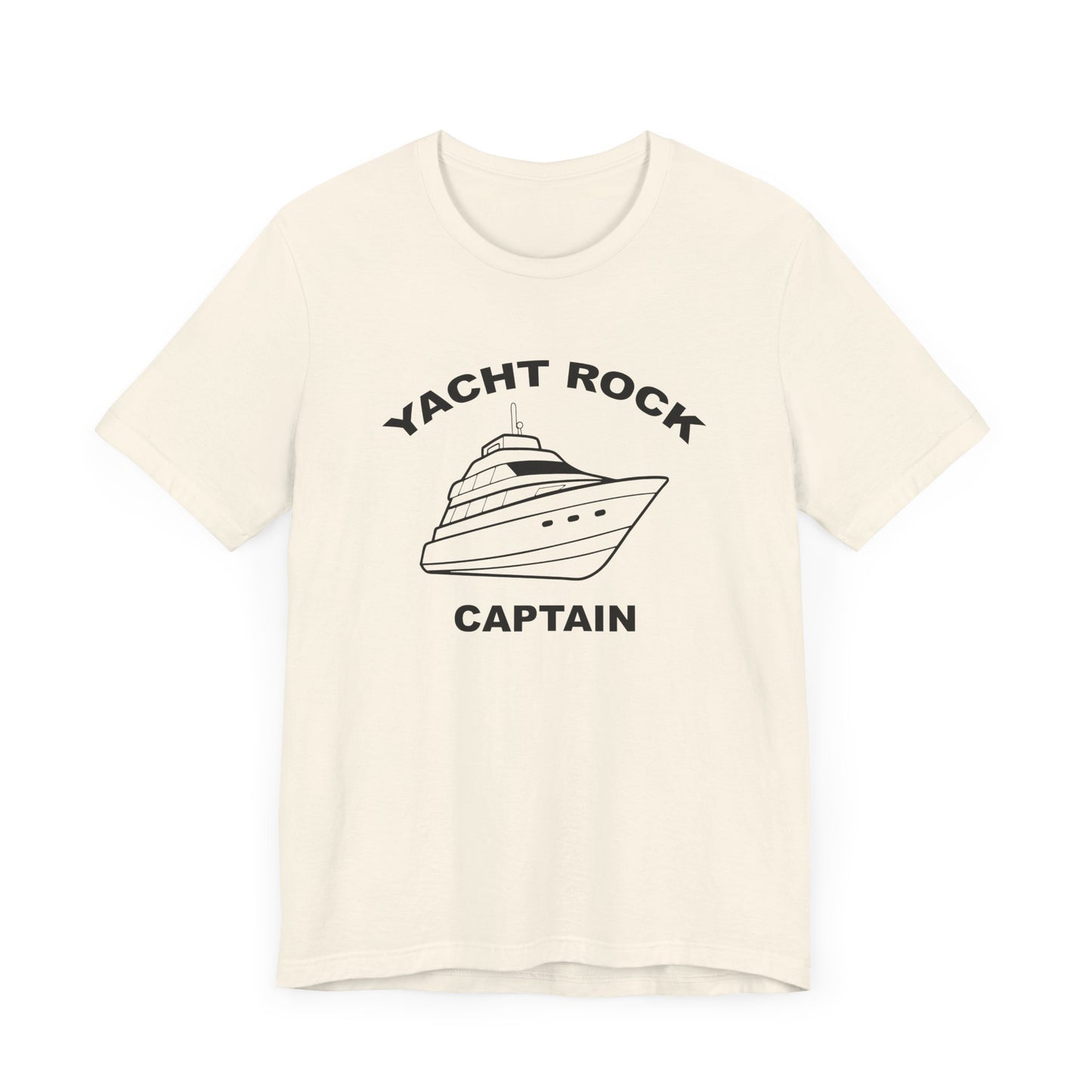 Yacht Rock Captain Short Sleeve Tee Shirt - Smooth Sailing in Style
