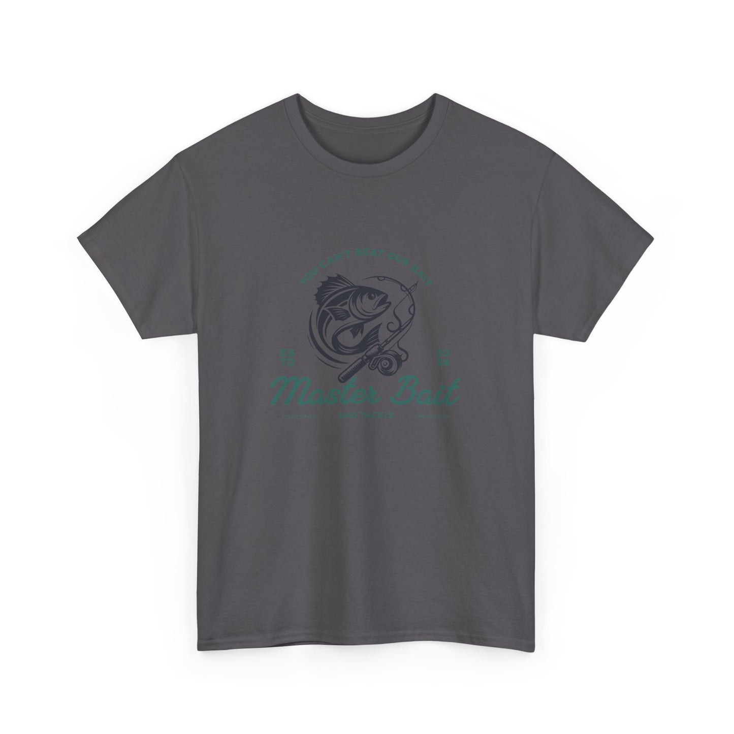 Master Bait and Tackle Short Sleeve Tee Shirt - A Reel Catch for Fishing Enthusiasts