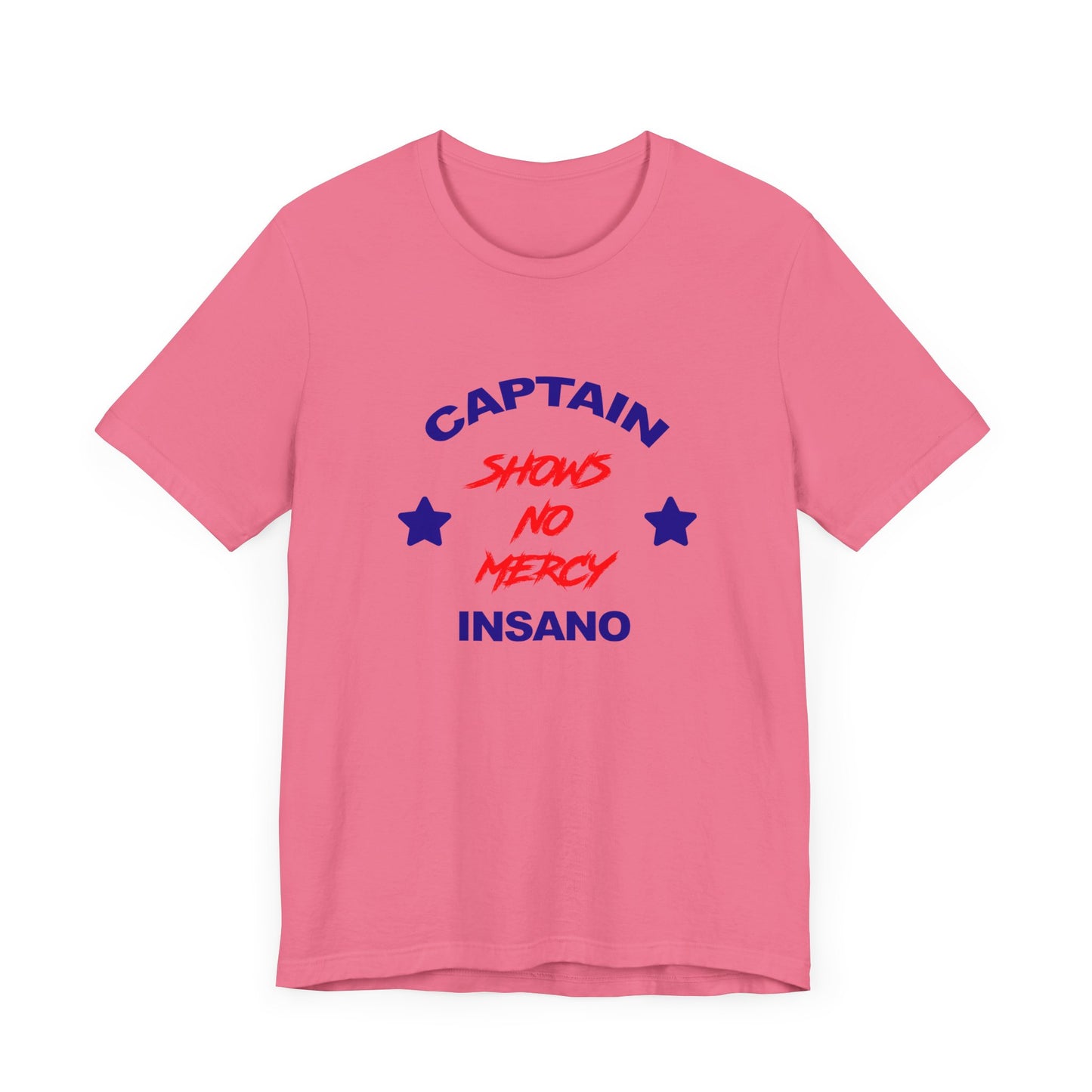 Captain Insano Shows No Mercy Short Sleeve Tee Shirt - A Tribute to The Waterboy Classic