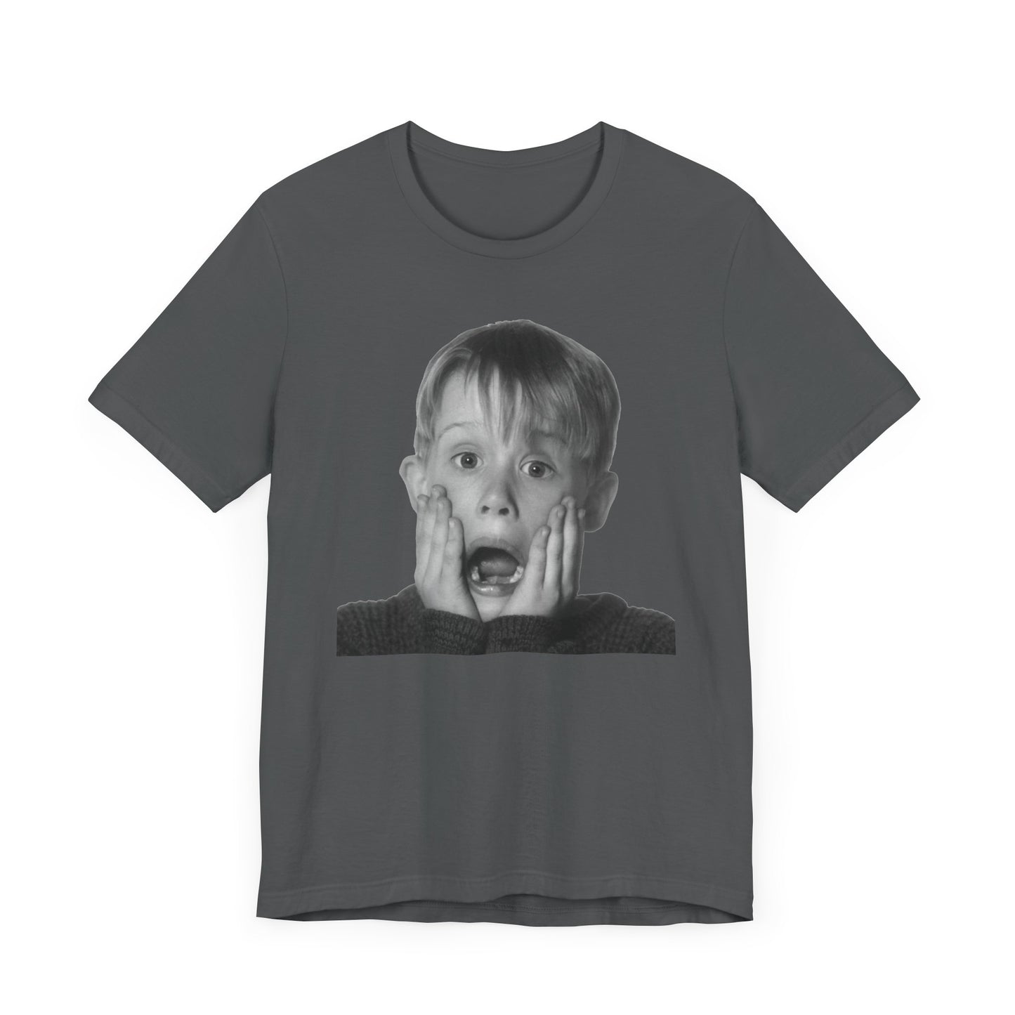 Home Alone Kevin McCallister Short Sleeve Tee Shirt - A Nostalgic Holiday Classic
