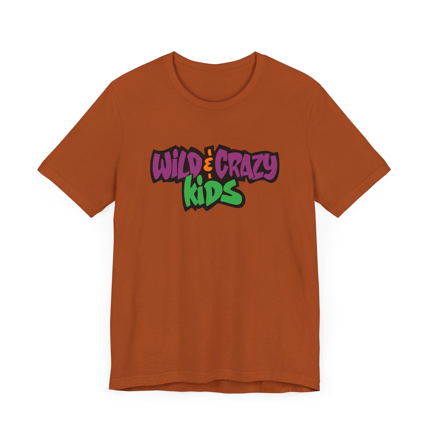 Wild and Crazy Kids Short Sleeve Tee Shirt - A Nostalgic Throwback for 80s and 90s Fans