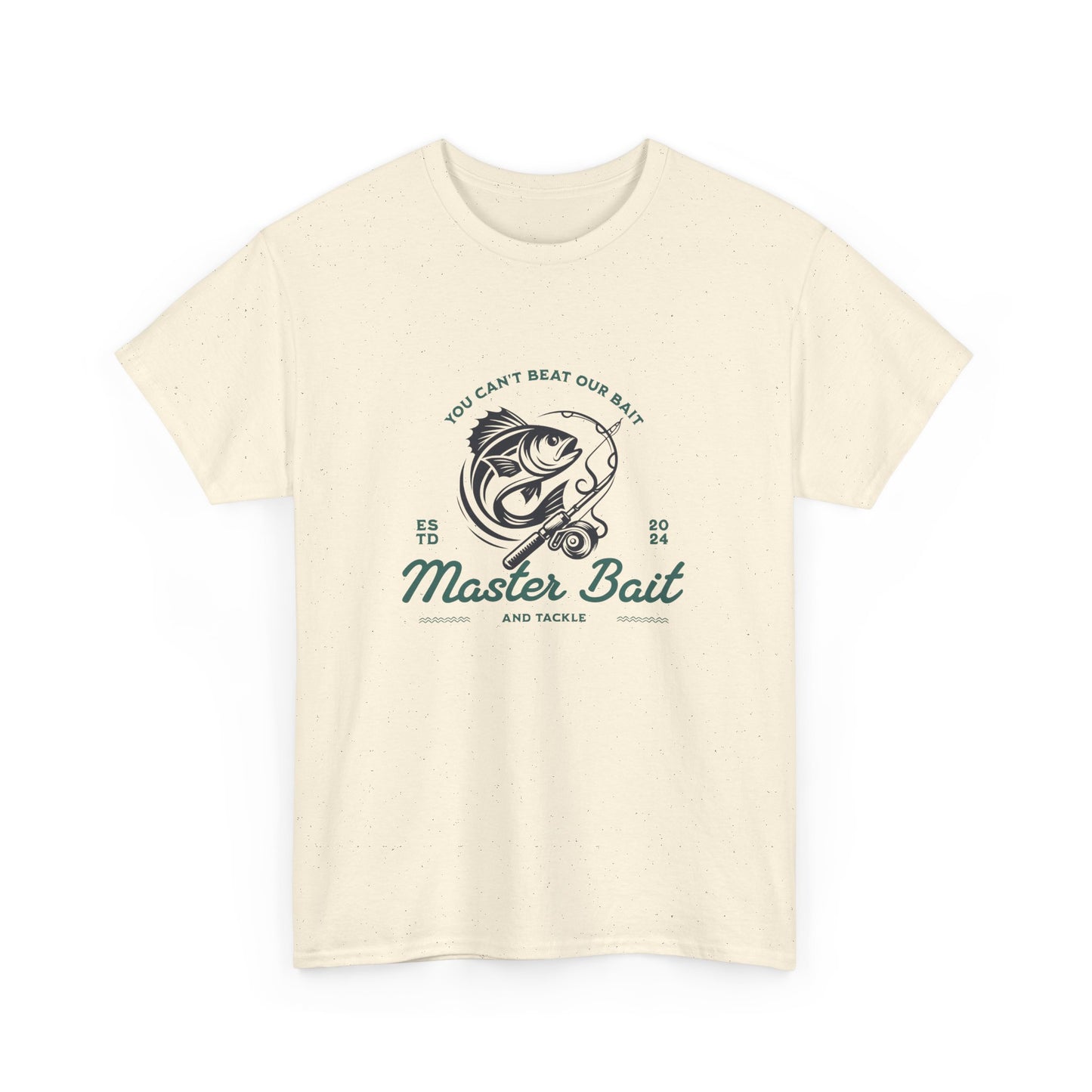 Master Bait and Tackle Short Sleeve Tee Shirt - A Reel Catch for Fishing Enthusiasts