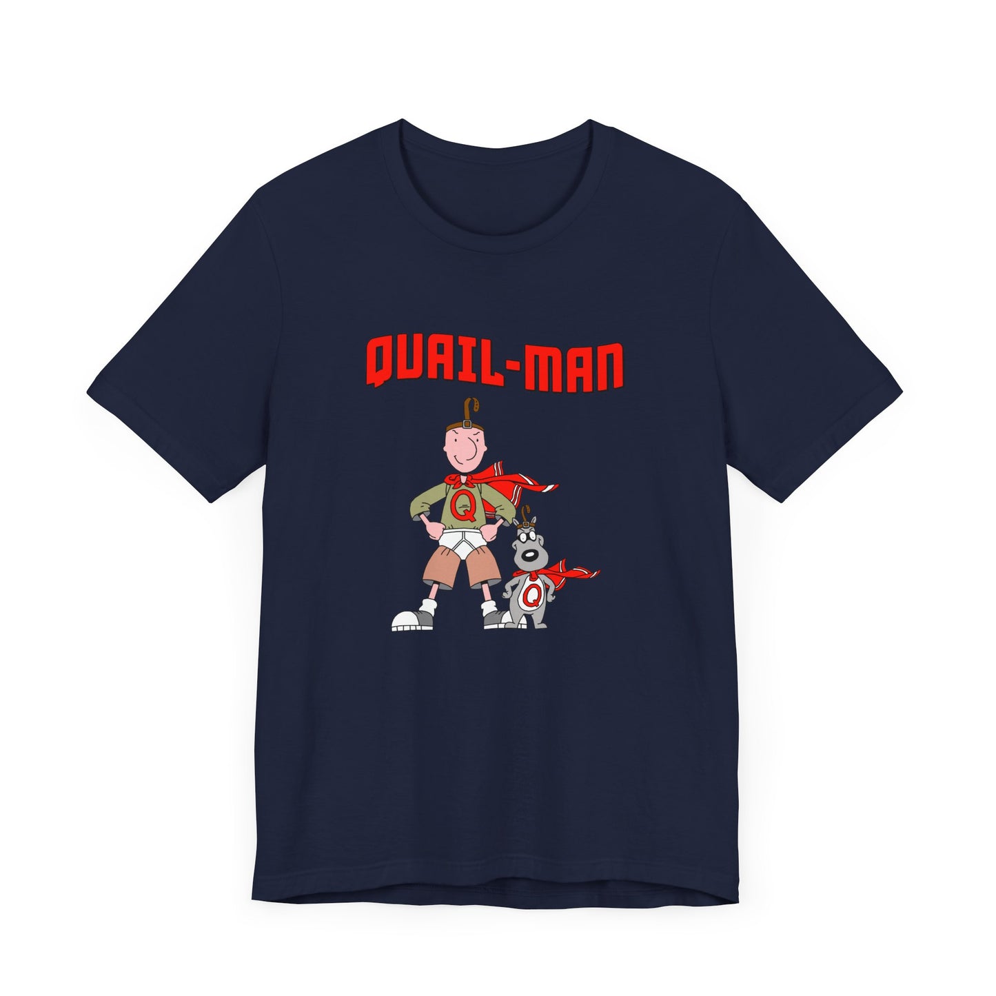Doug Quailman Short Sleeve Tee Shirt - A Nostalgic Tribute to 90s Superhero Fun