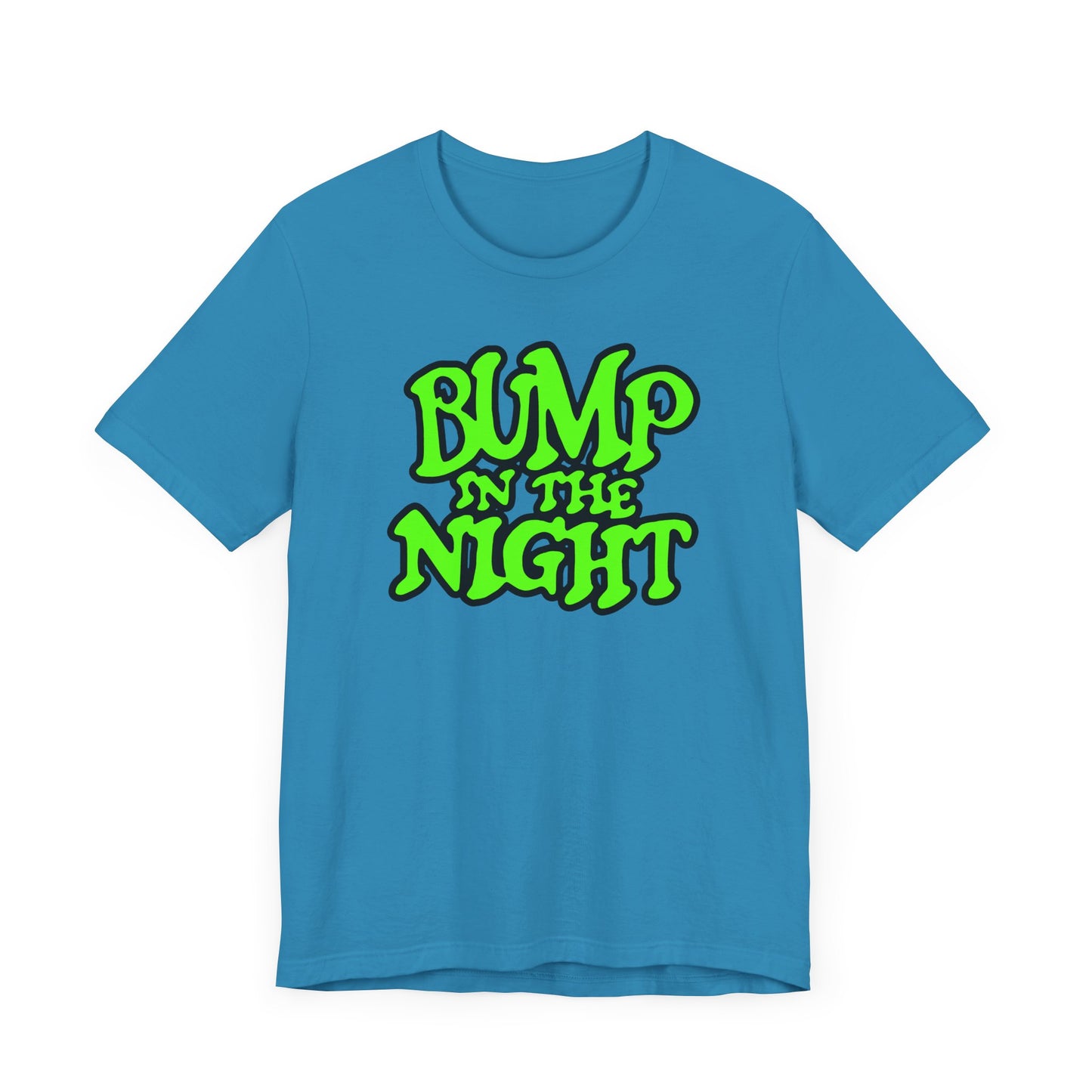 Bump in the Night Short Sleeve Tee Shirt - A Nostalgic Nod to 90s Claymation