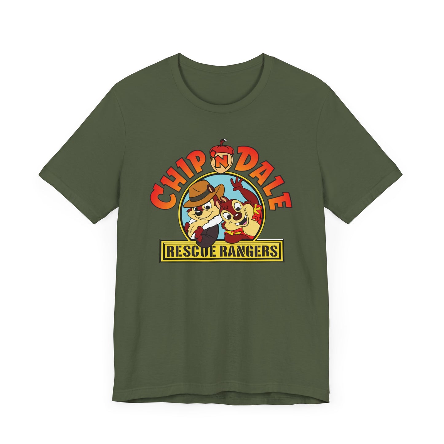 Chip 'n Dale Rescue Rangers Short Sleeve Tee Shirt - A Nostalgic Nod to a 90s Classic