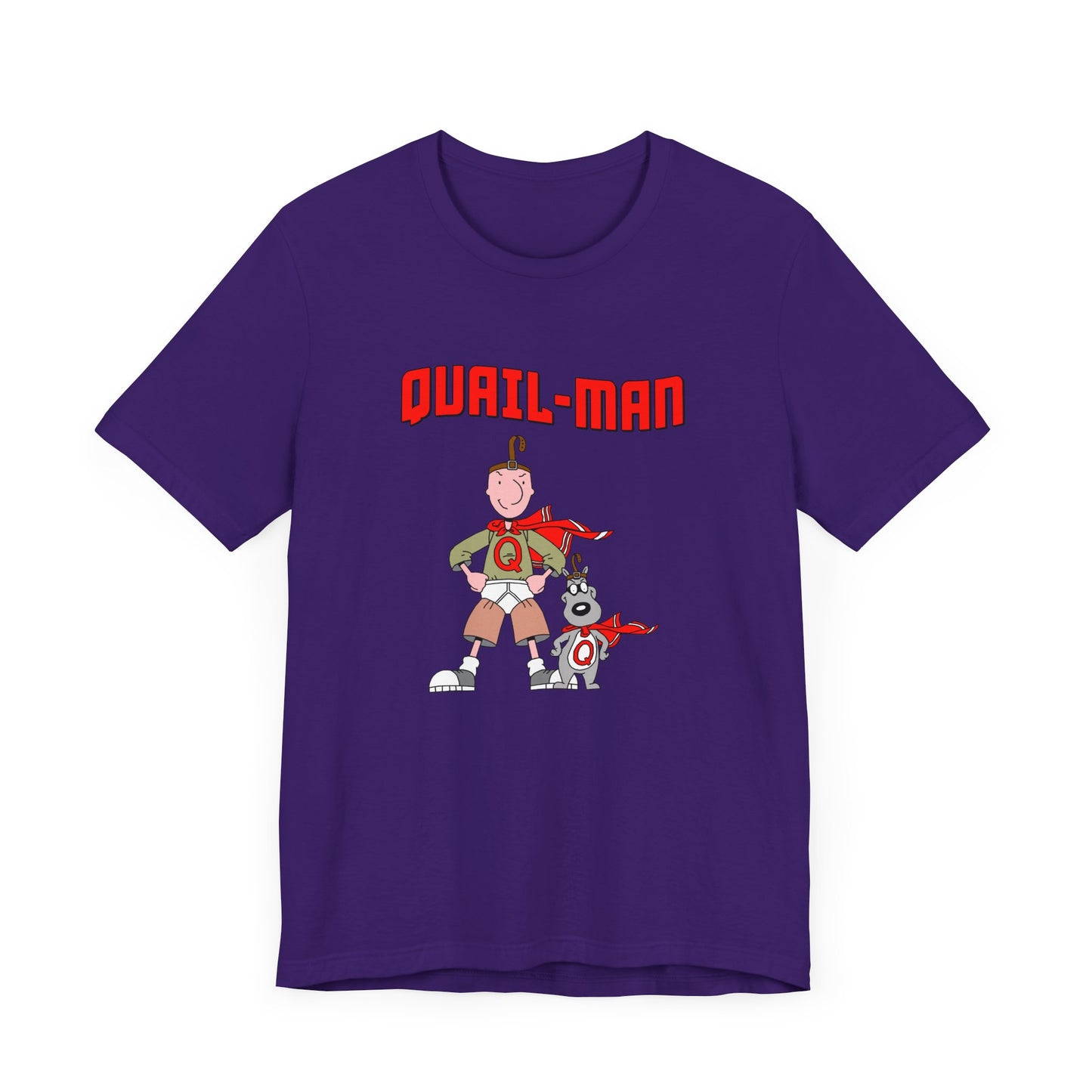 Doug Quailman Short Sleeve Tee Shirt - A Nostalgic Tribute to 90s Superhero Fun