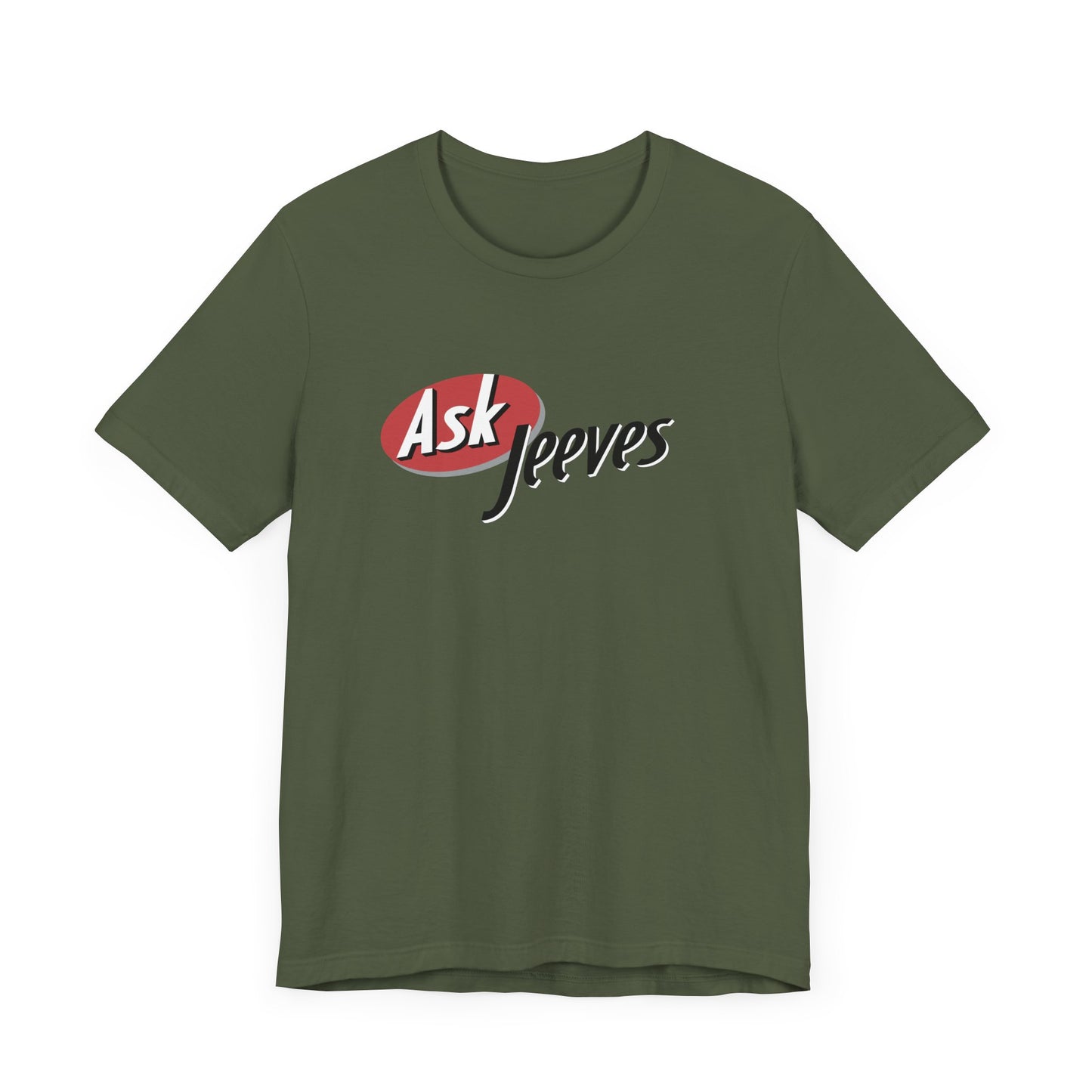 Ask Jeeves Short Sleeve Tee Shirt - A Nostalgic Nod to Internet History