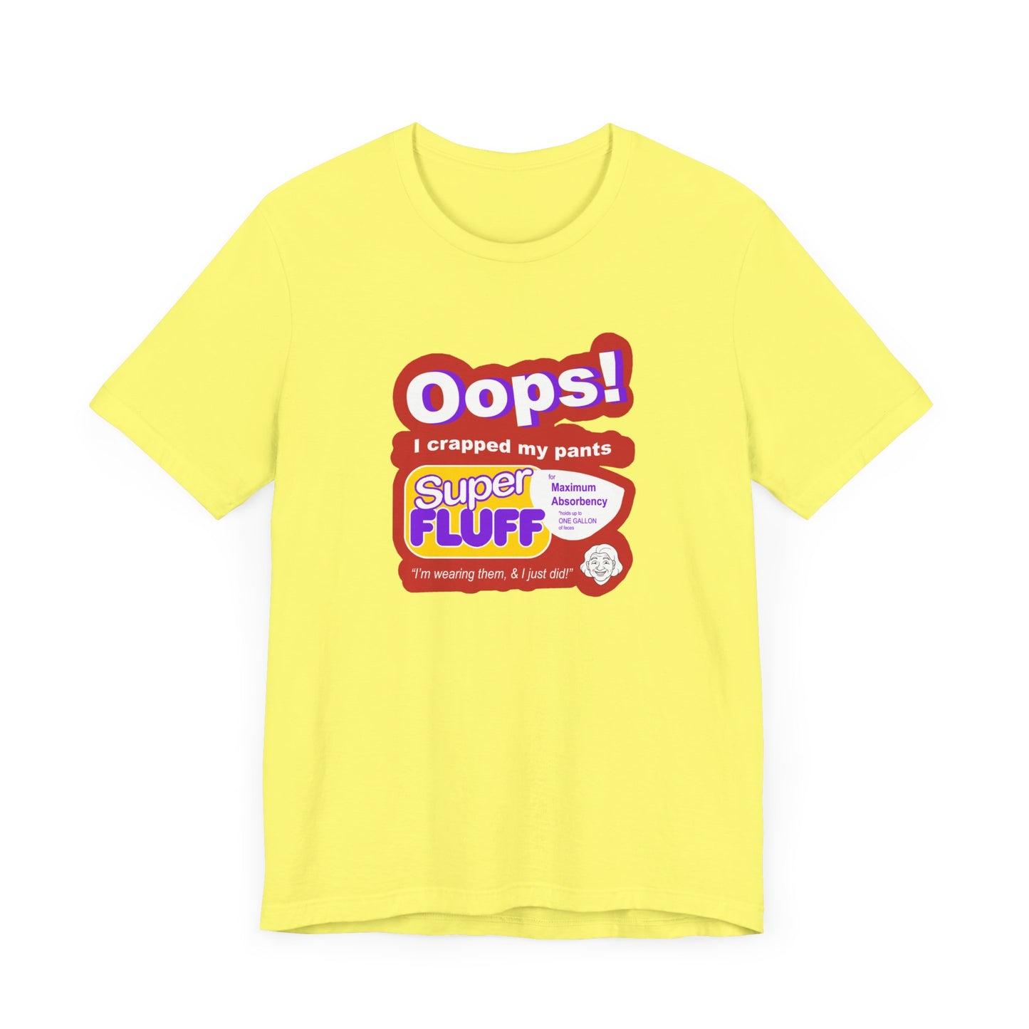 Oops I Crapped My Pants Short Sleeve Tee Shirt - A Hilarious Tribute to 90s SNL