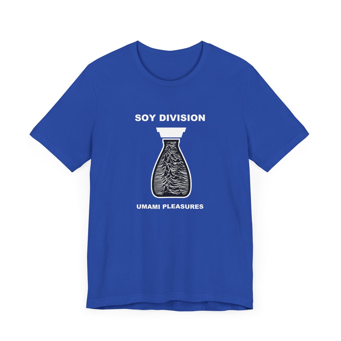 Soy Division Short Sleeve Tee Shirt - A Hilarious Joy Division Spoof