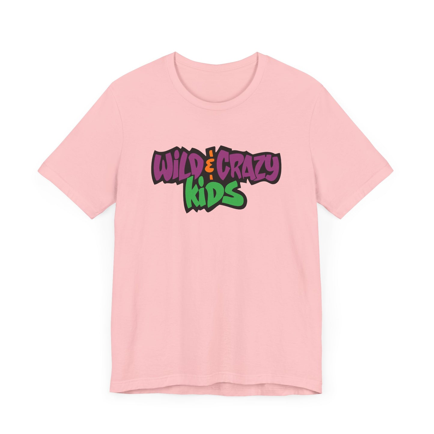 Wild and Crazy Kids Short Sleeve Tee Shirt - A Nostalgic Throwback for 80s and 90s Fans