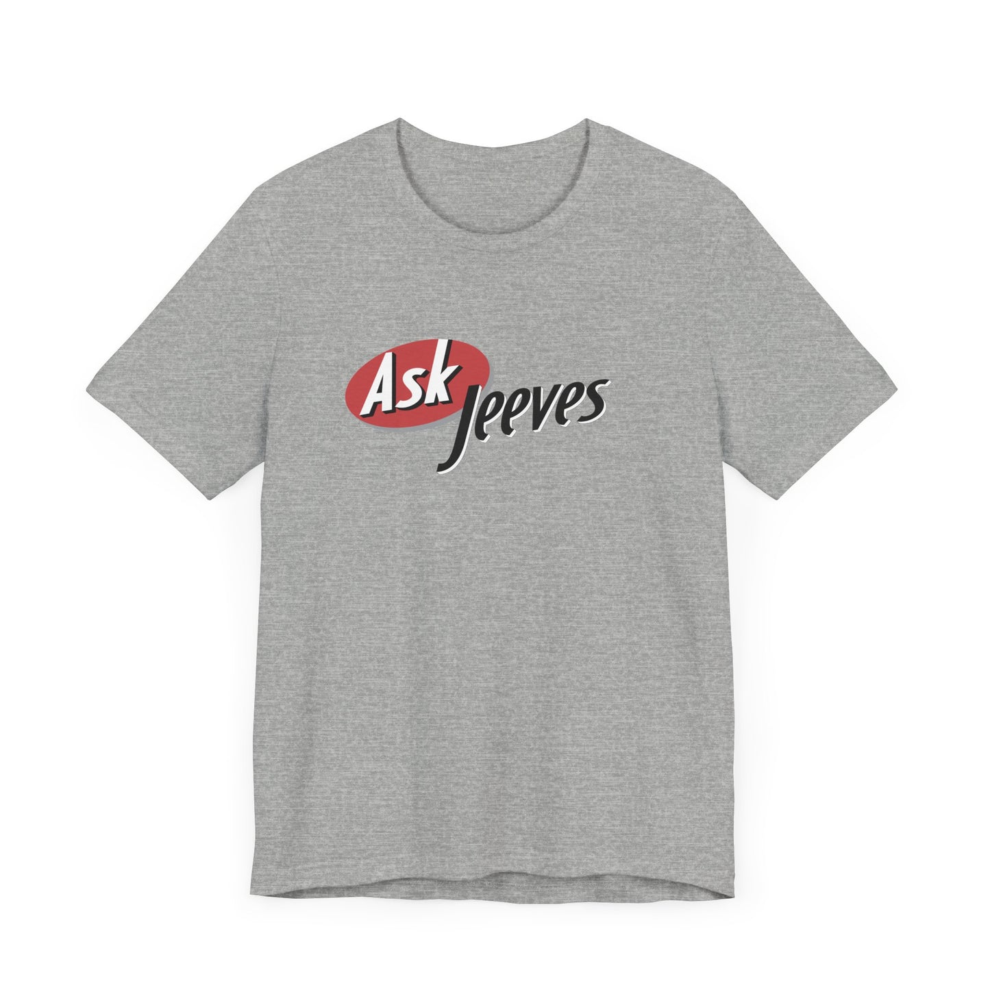 Ask Jeeves Short Sleeve Tee Shirt - A Nostalgic Nod to Internet History