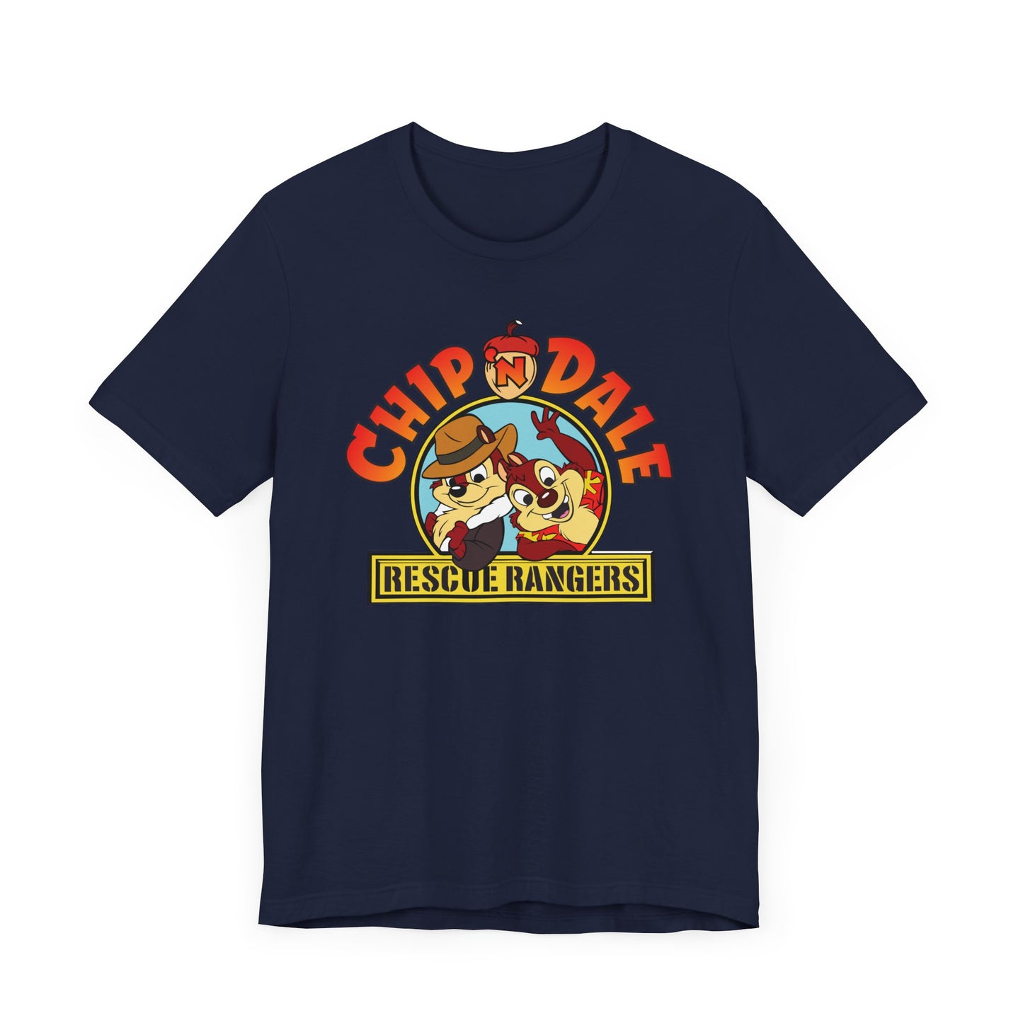 Chip 'n Dale Rescue Rangers Short Sleeve Tee Shirt - A Nostalgic Nod to a 90s Classic