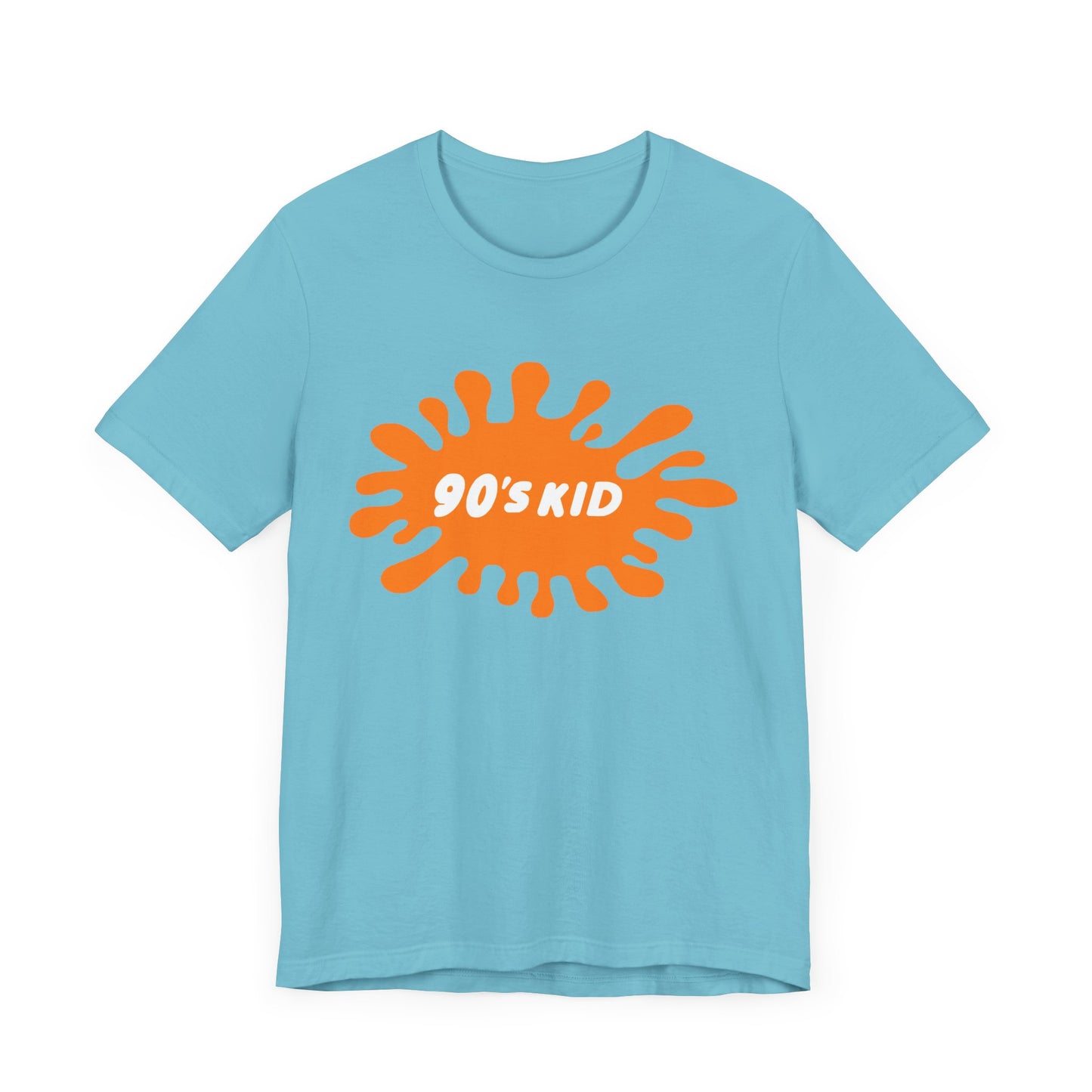 90’s Kid Short Sleeve T-Shirt - Nickelodeon-Inspired Retro Fun