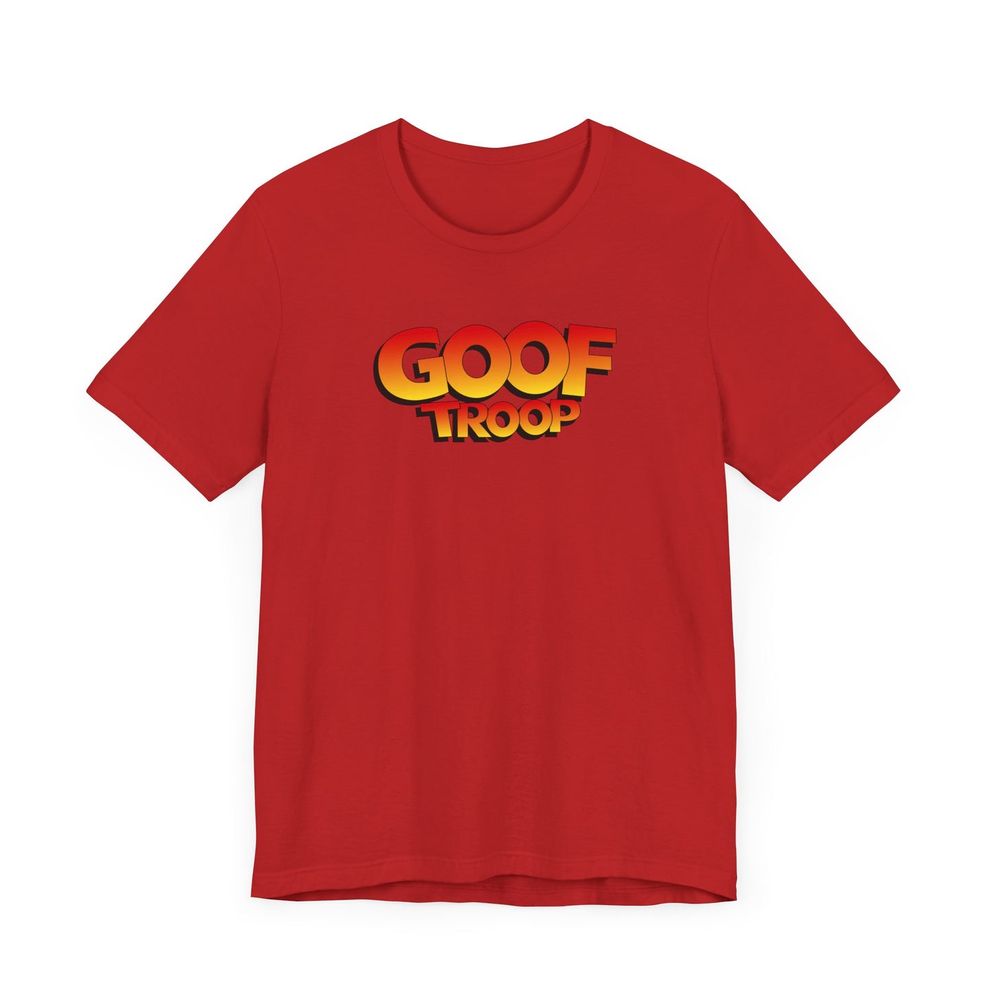 90s Afternoon Cartoon Goof Troop Short Sleeve Tee Shirt - A Nostalgic Throwback