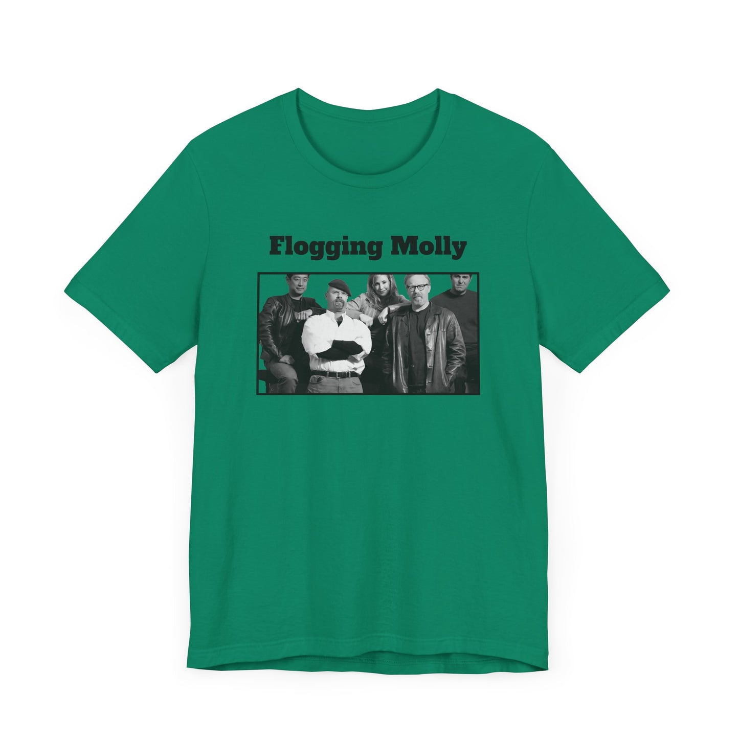 Mythbusters Flogging Molly Short Sleeve Tee Shirt - A Clever and Ironic Meme Tribute
