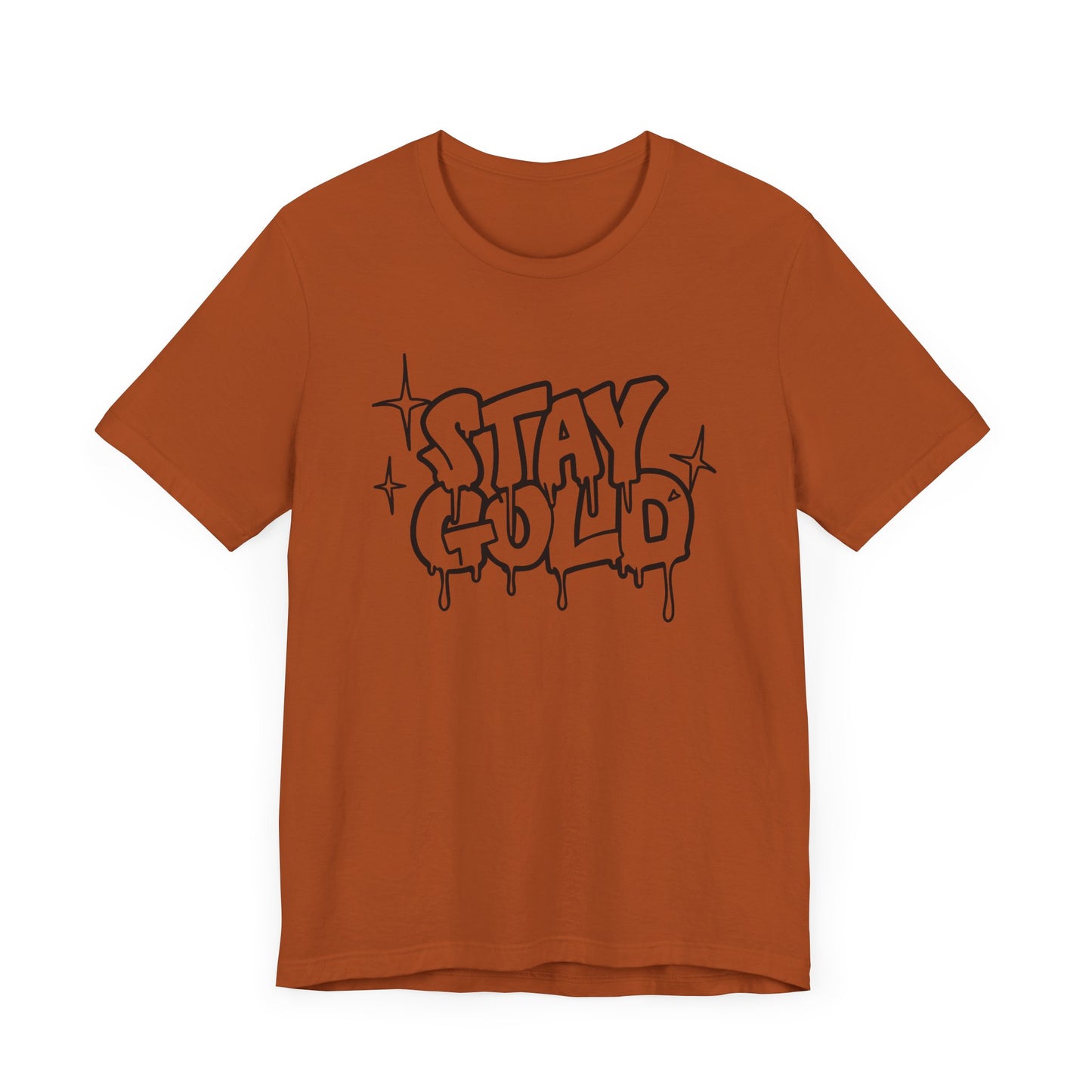 Stay Gold Short Sleeve Tee Shirt - A Classic Literary Tribute